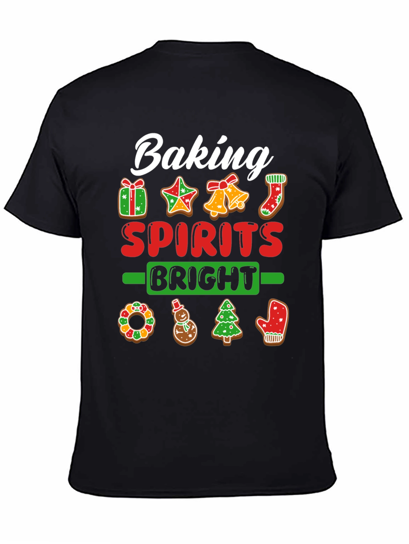 Baking Spirits Bright Christmas T-Shirt