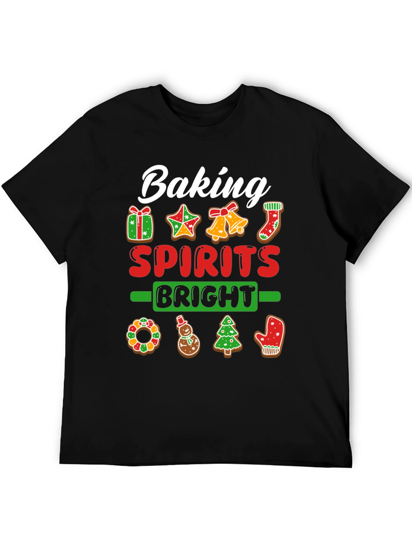 Baking Spirits Bright Christmas T-Shirt