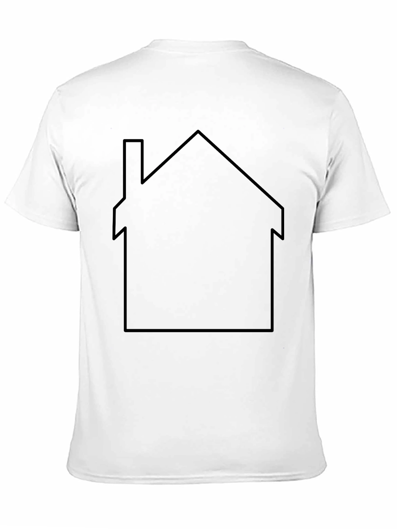 Minimalist House Graphic T-Shirt - Casual Style