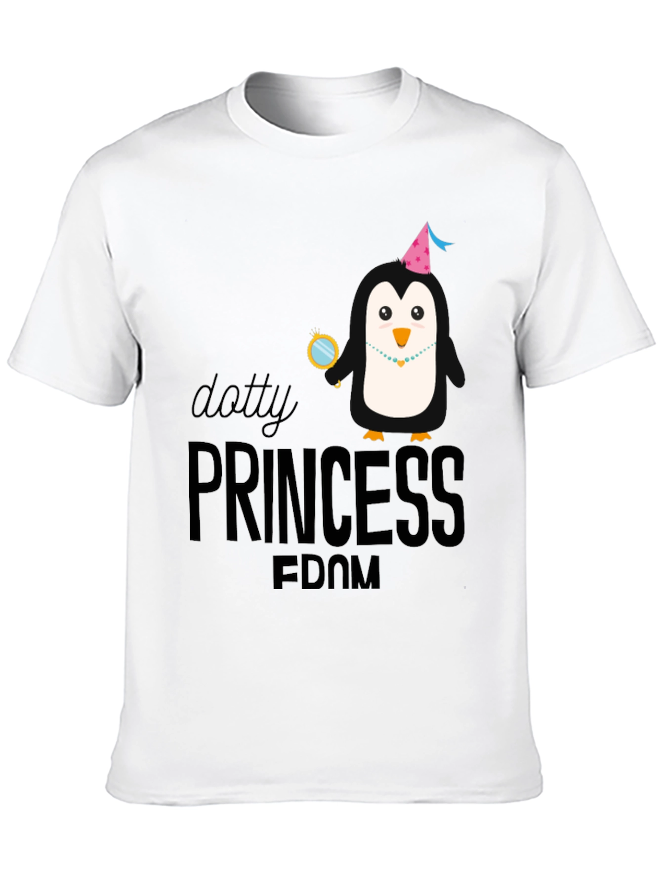 Dotty Princess Penguin Graphic Tee