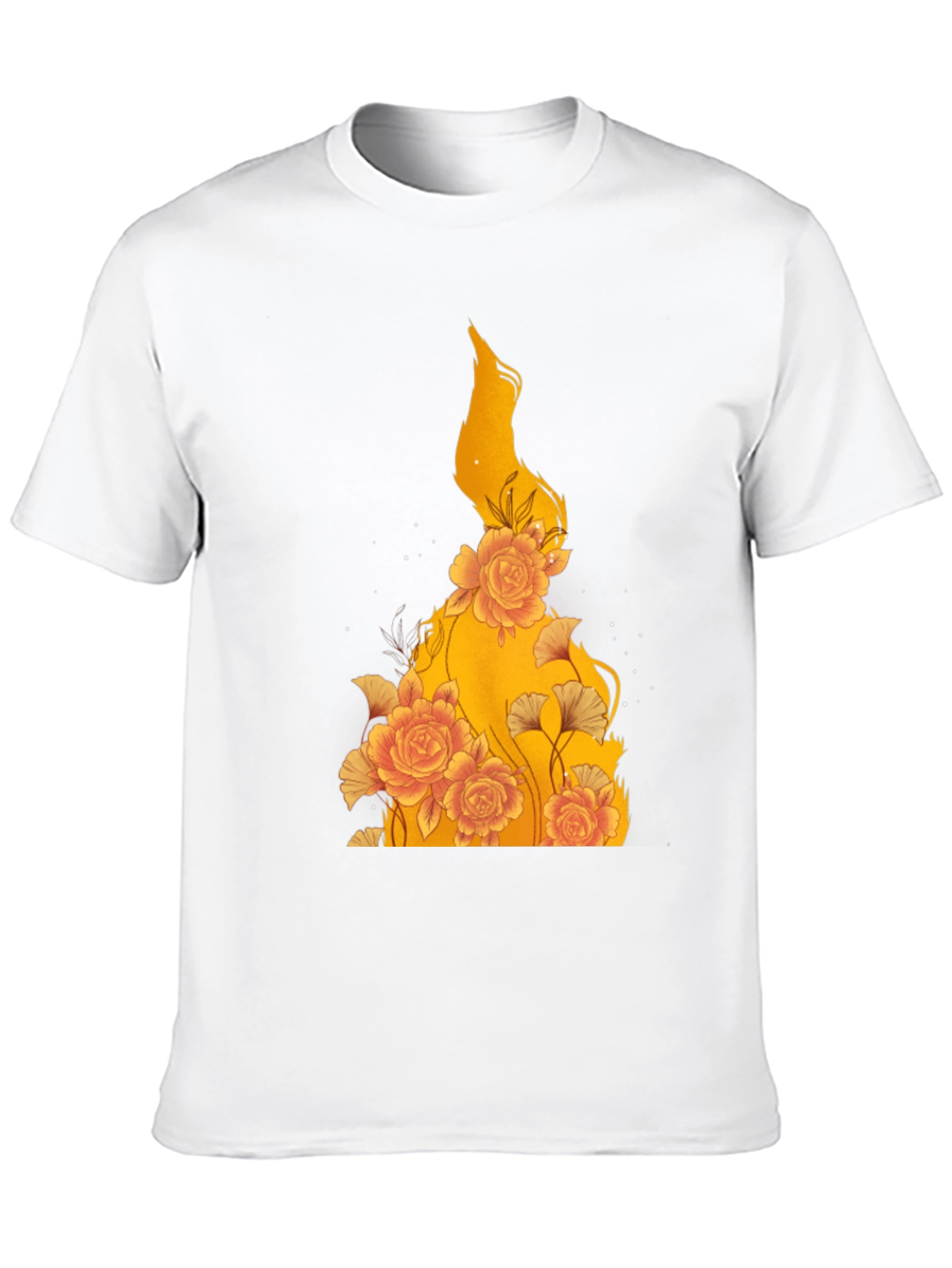 Floral Flame Graphic T-Shirt