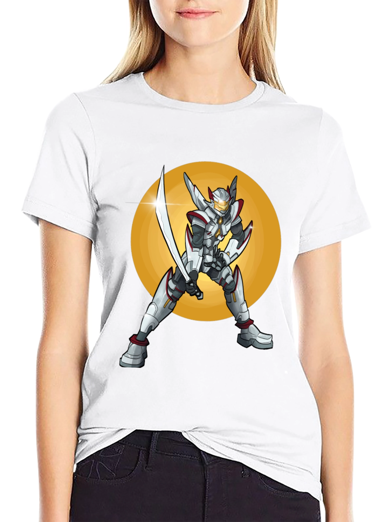 Sci-Fi Warrior T-Shirt: Futuristic Design