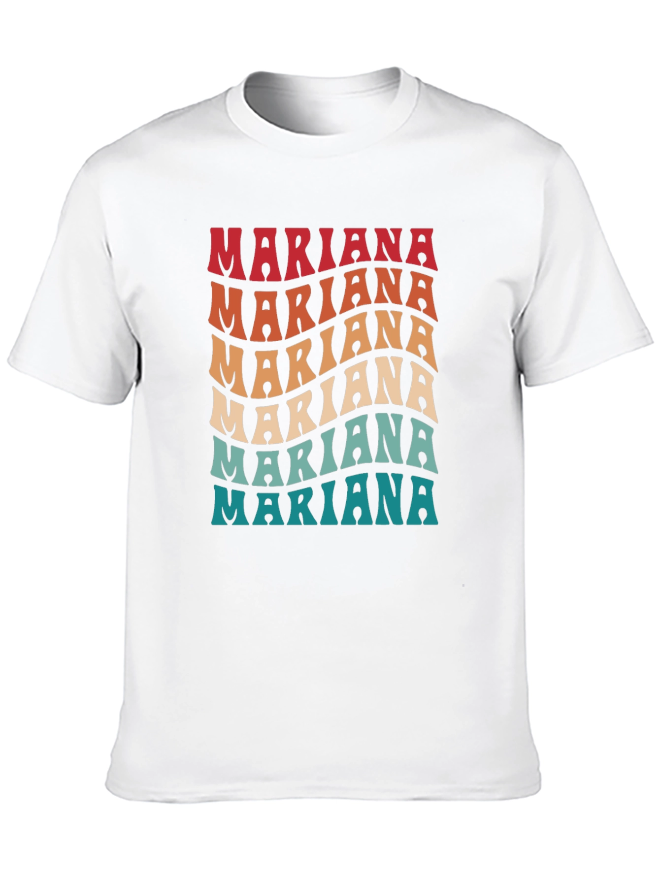 Mariana Retro T-Shirt | Personalized Name Tee