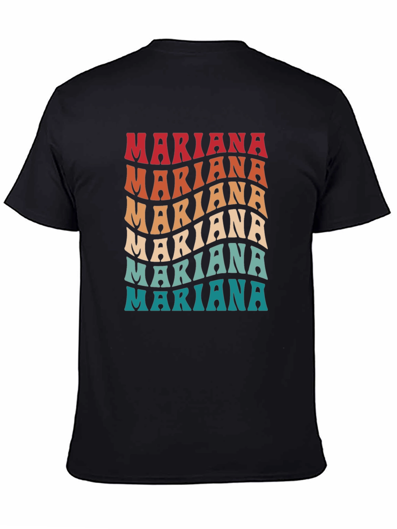 Mariana Retro T-Shirt | Personalized Name Tee