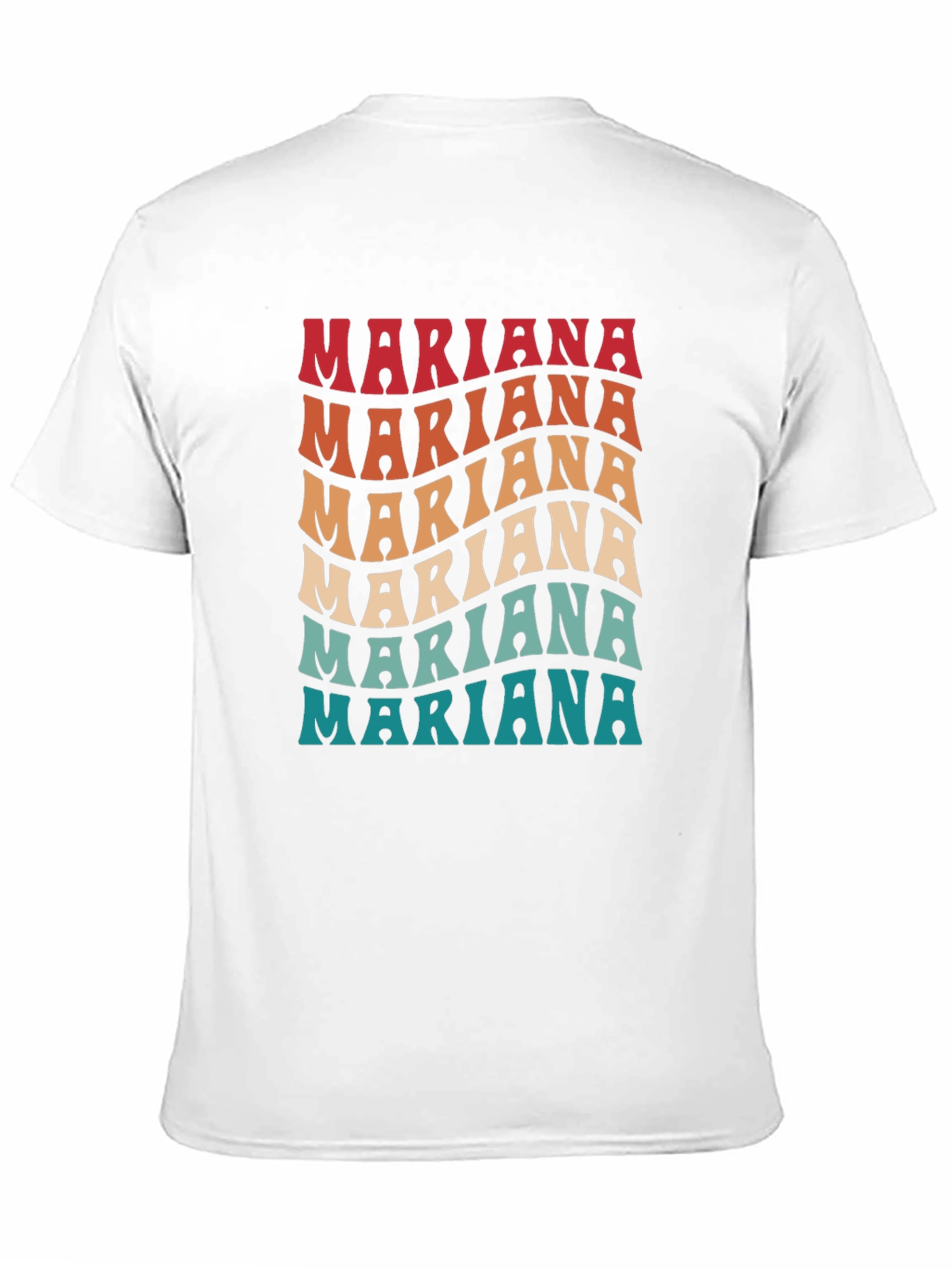 Mariana Retro T-Shirt | Personalized Name Tee