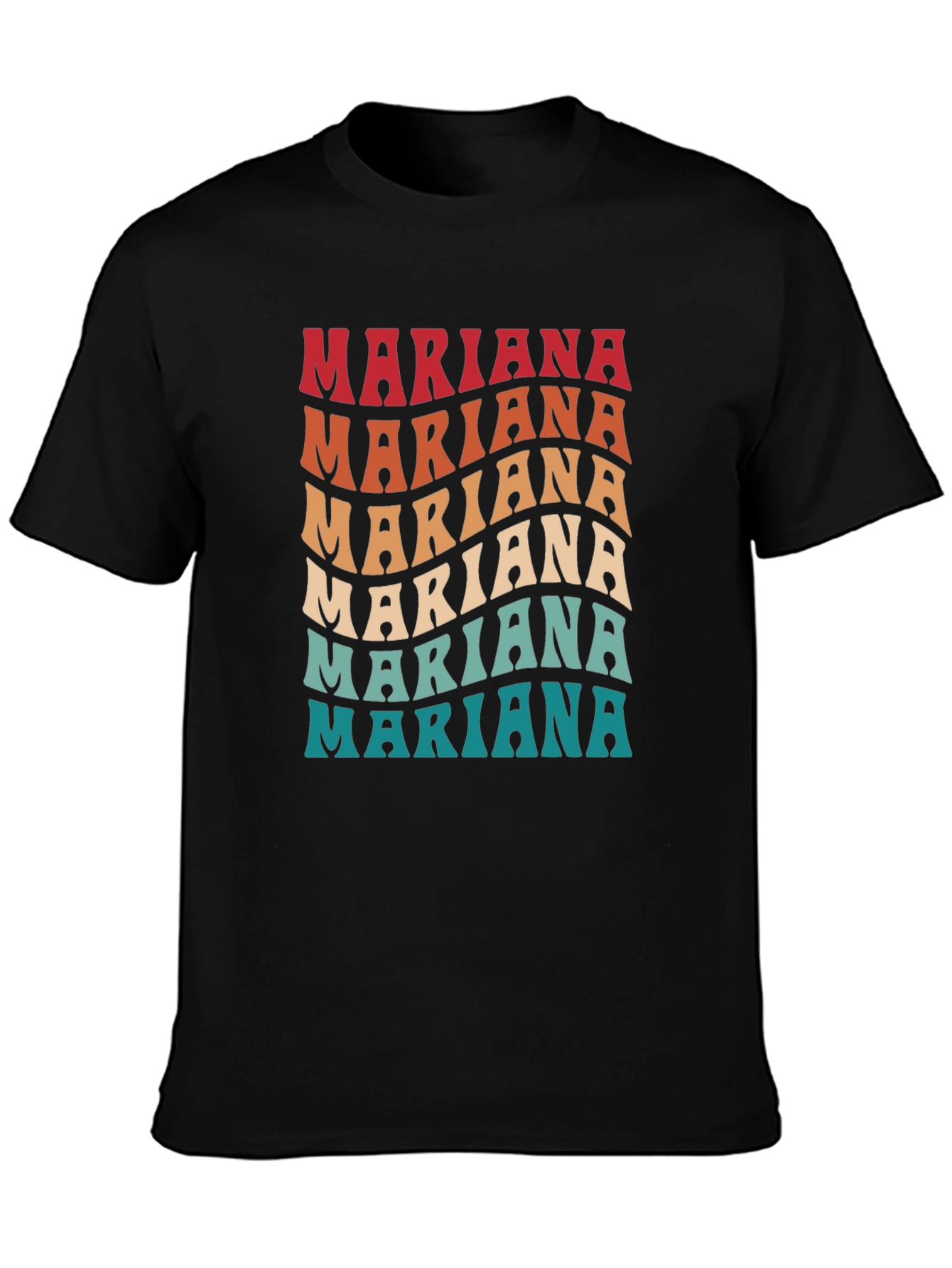 Mariana Retro T-Shirt | Personalized Name Tee