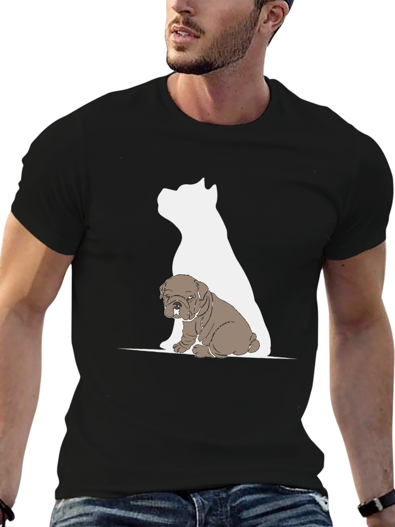 Dog Lover T-Shirt - Bulldog Puppy Graphic Tee
