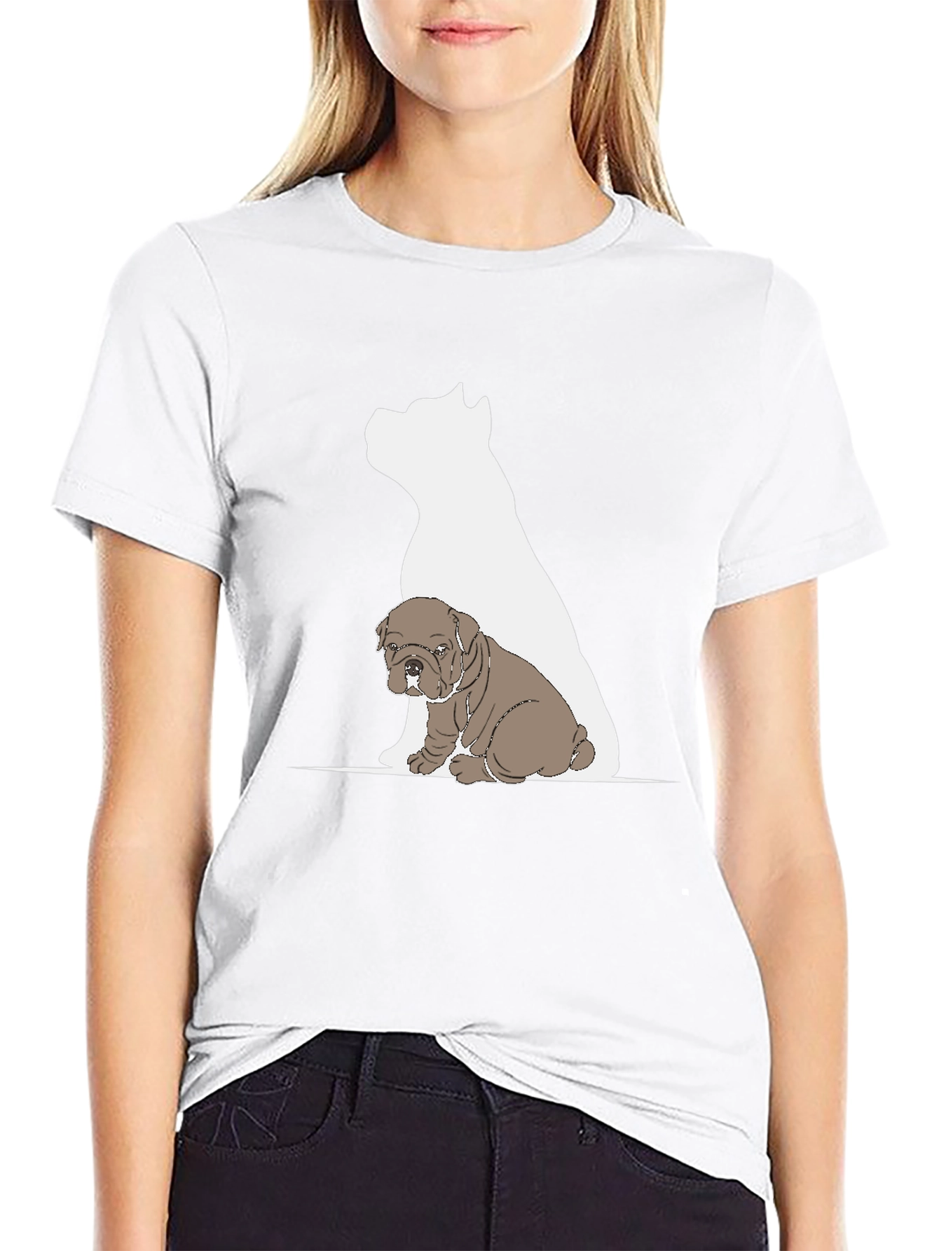 Dog Lover T-Shirt - Bulldog Puppy Graphic Tee