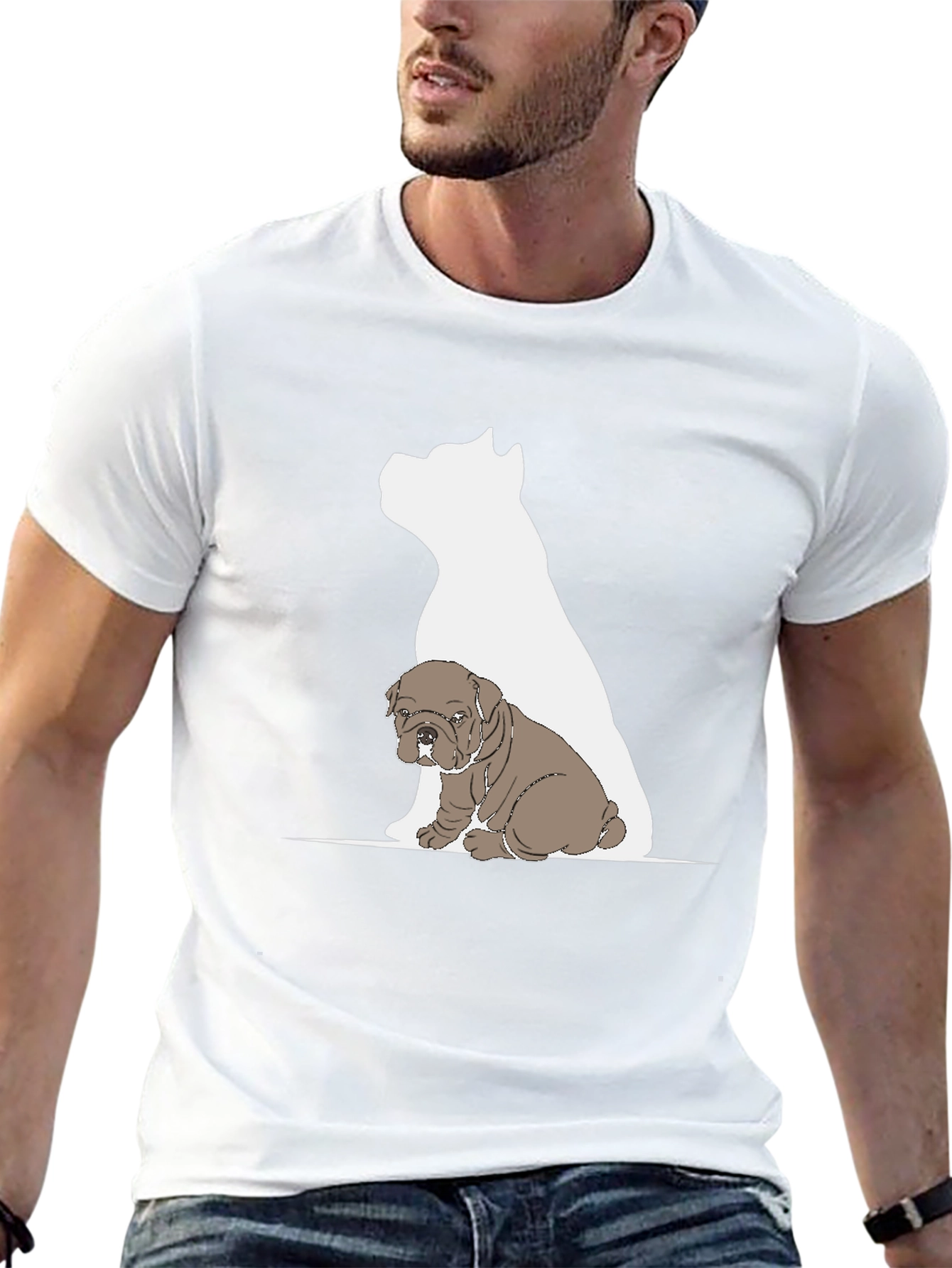 Dog Lover T-Shirt - Bulldog Puppy Graphic Tee