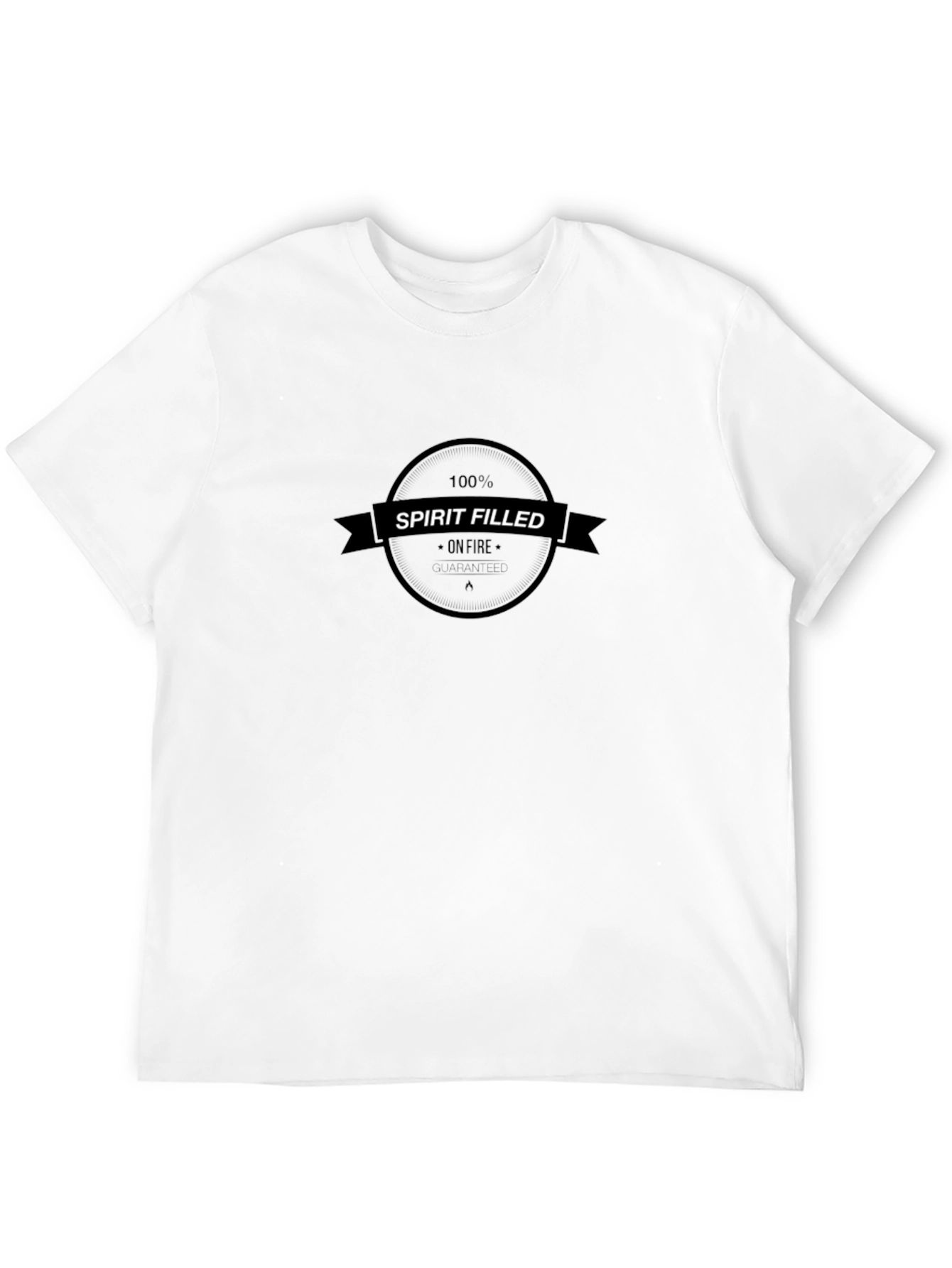 100% Spirit Filled Black T-Shirt