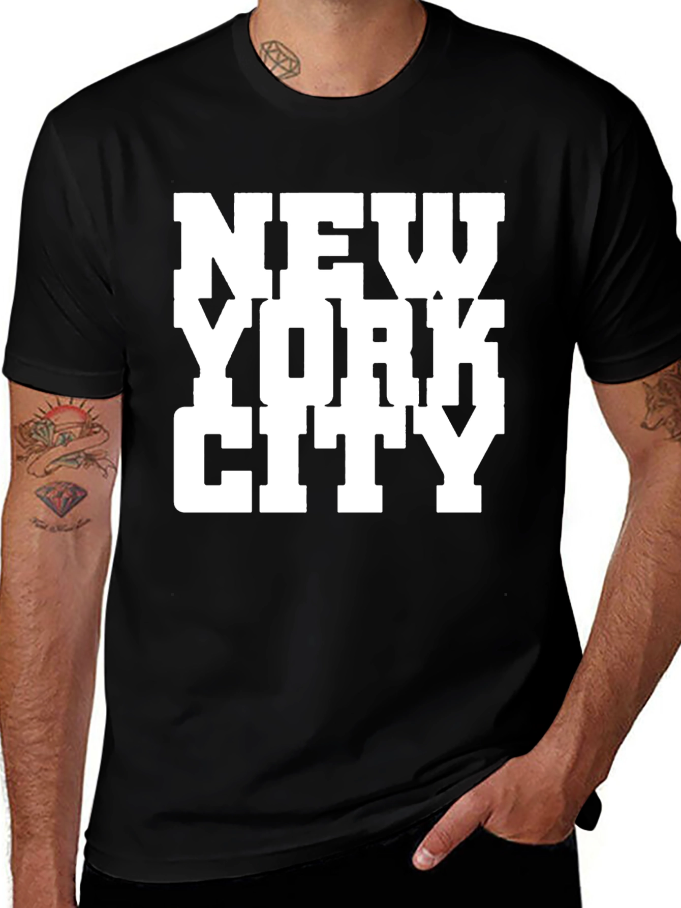 New York City Graphic T-Shirt - Black