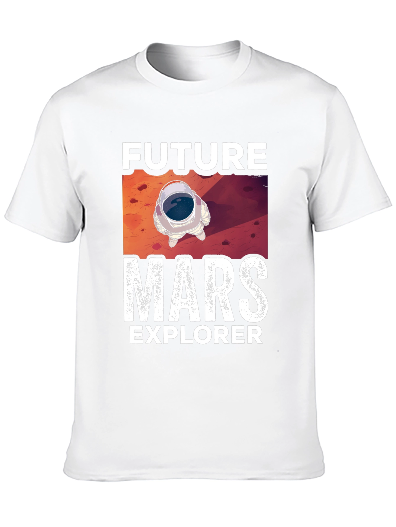 Future Mars Explorer Graphic Tee