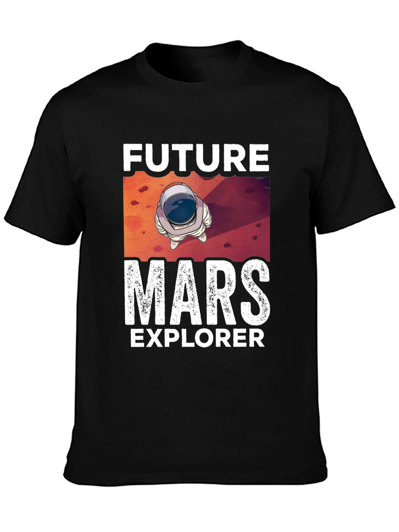 Future Mars Explorer Graphic Tee