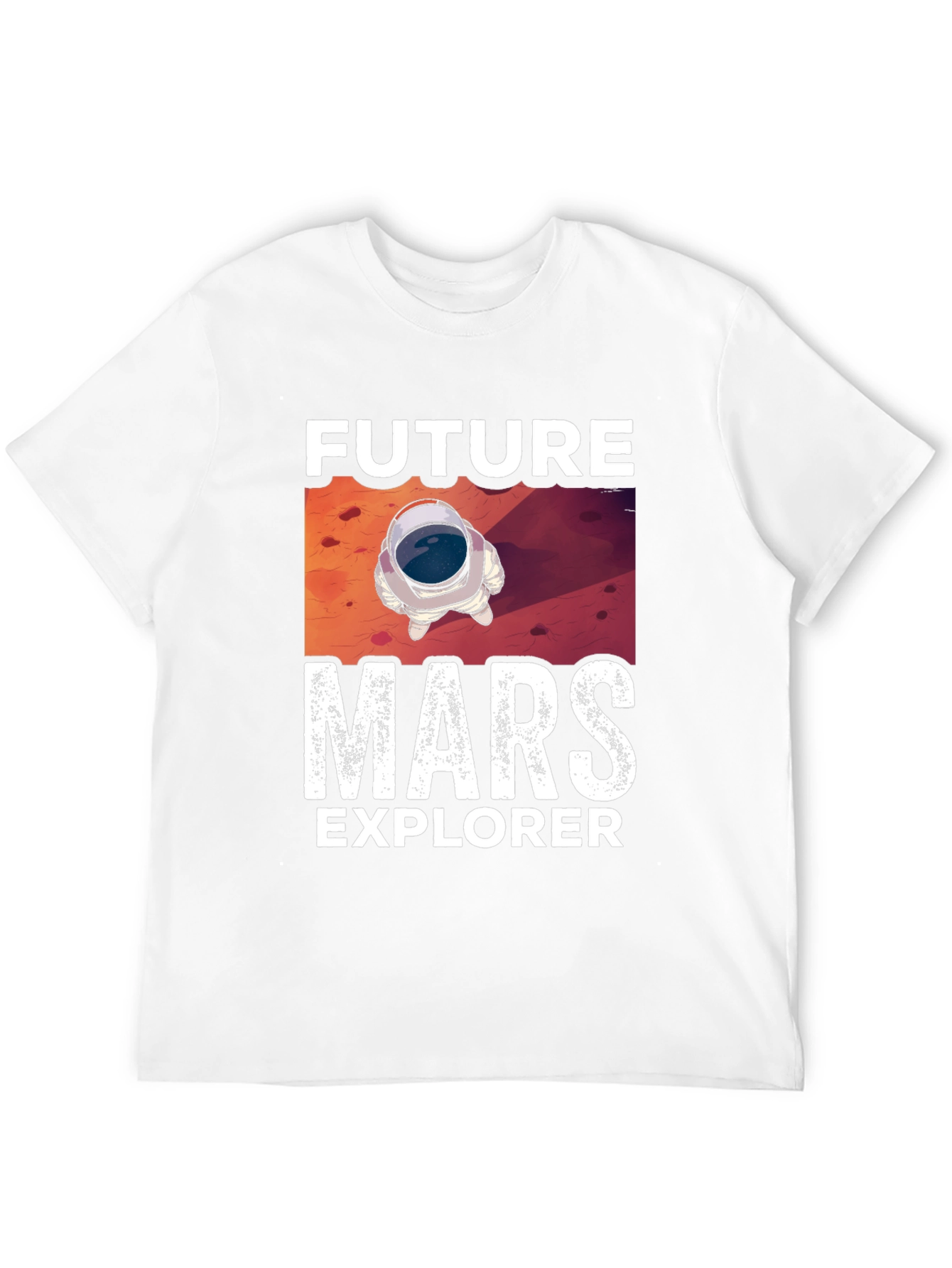 Future Mars Explorer Graphic Tee