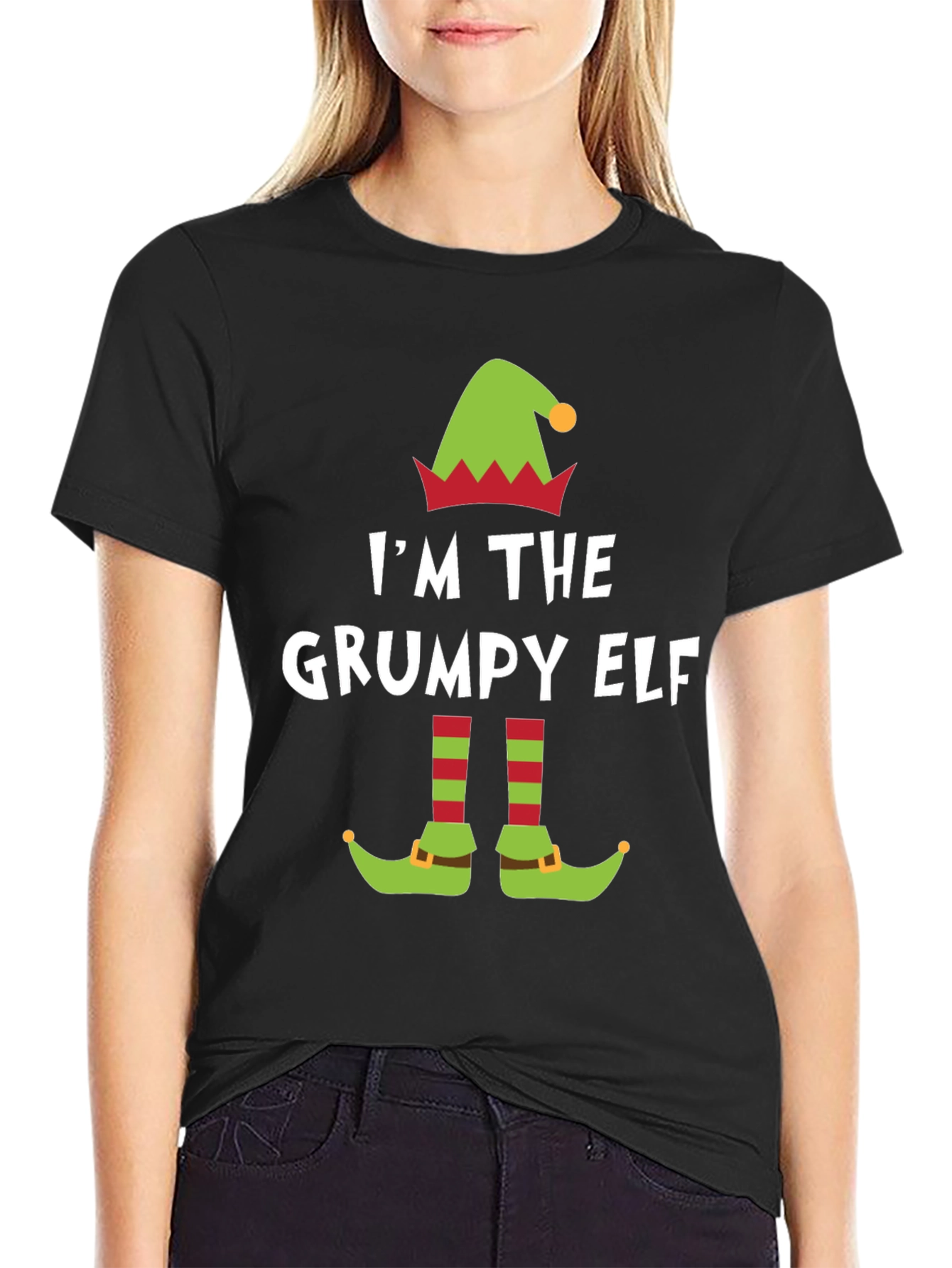 Grumpy Elf Christmas T-Shirt