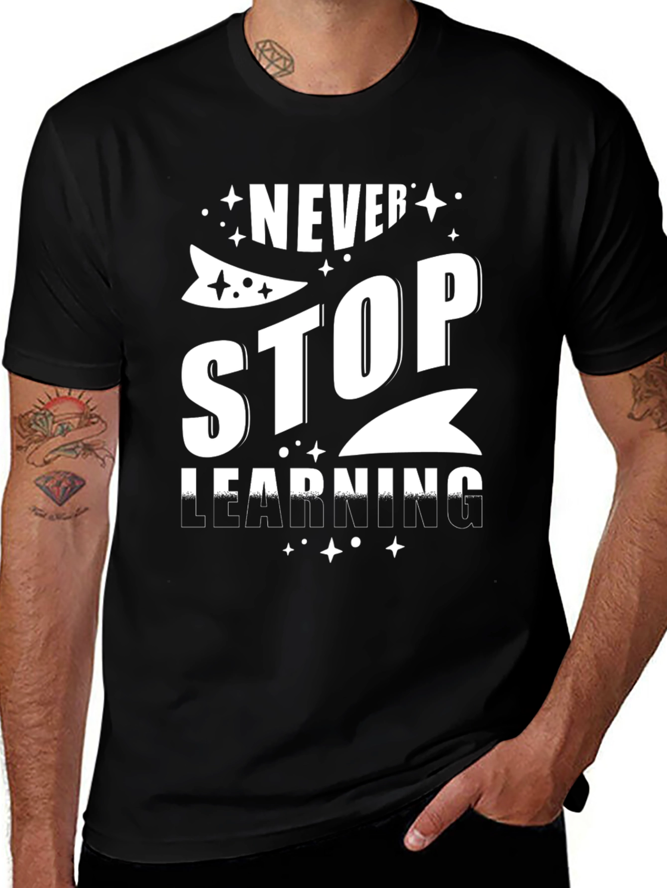 Never Stop Learning T-Shirt