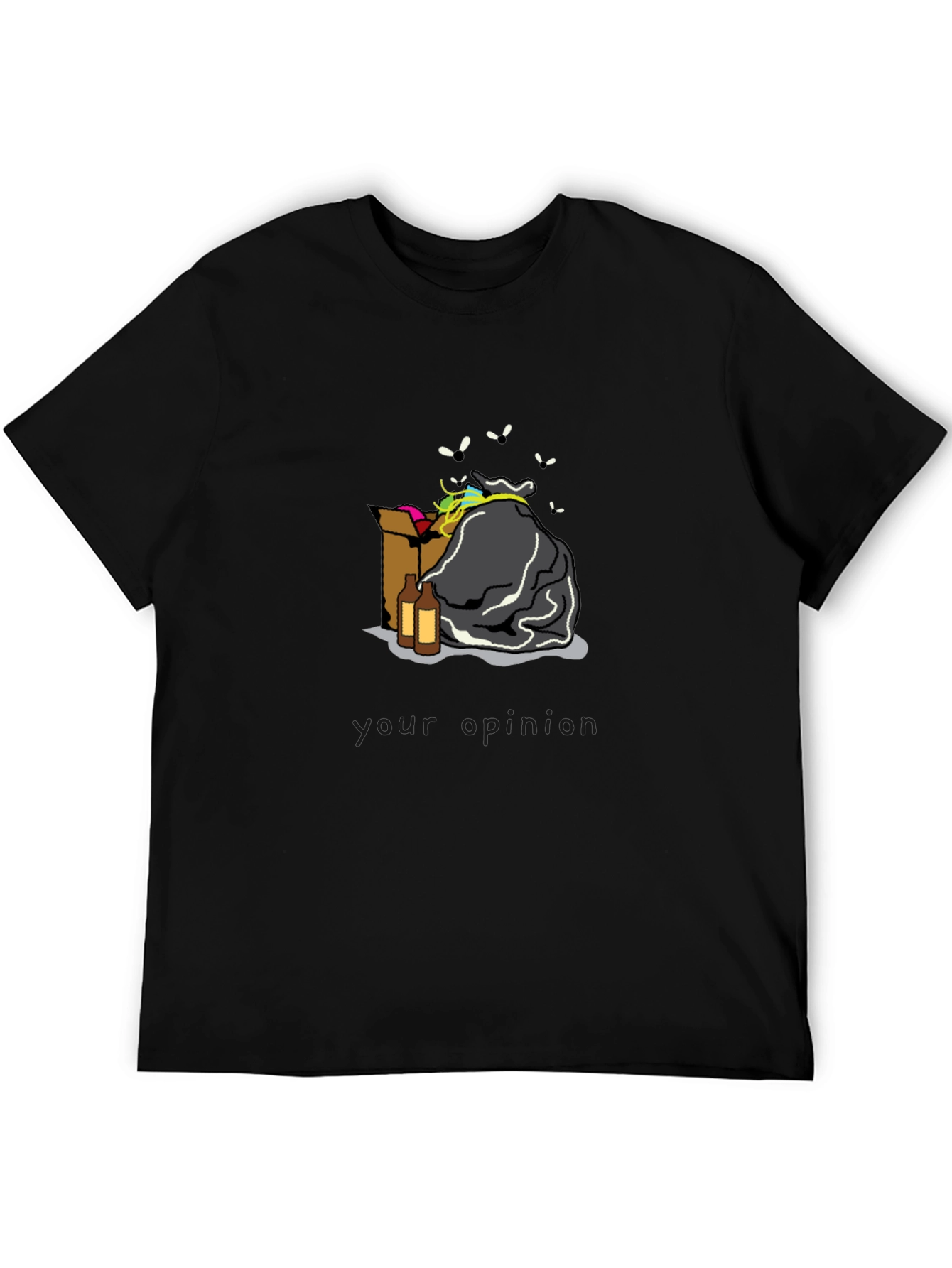 Trash Pile T-Shirt - Black Graphic Tee