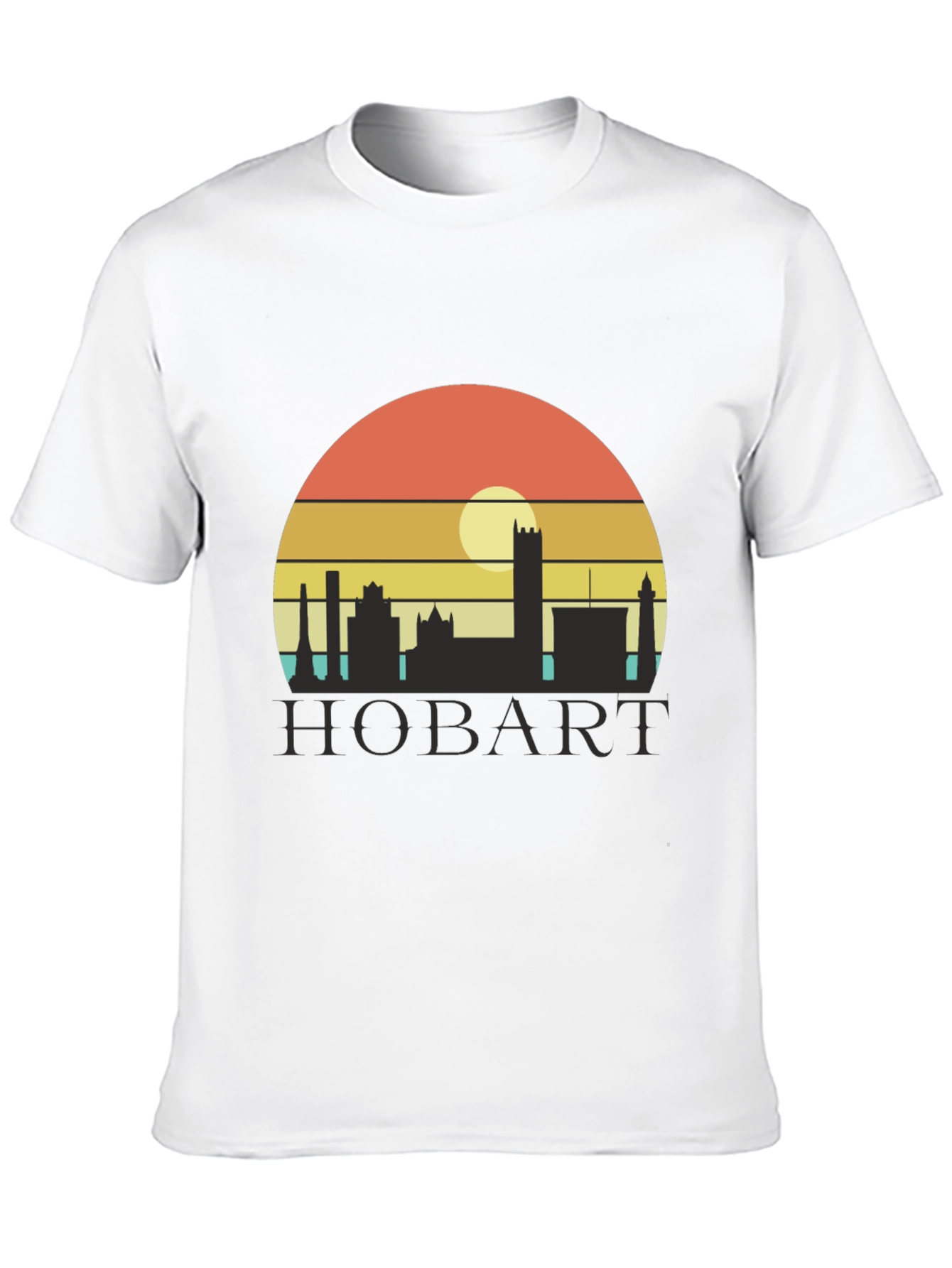 Retro Hobart Skyline T-Shirt