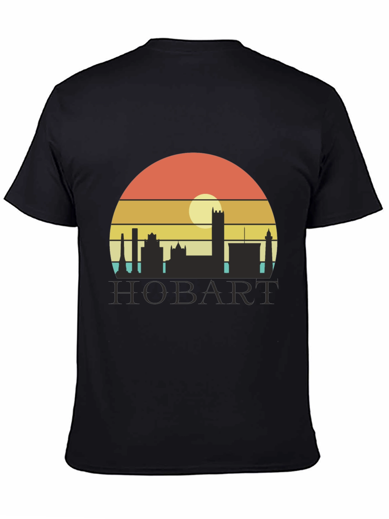 Retro Hobart Skyline T-Shirt