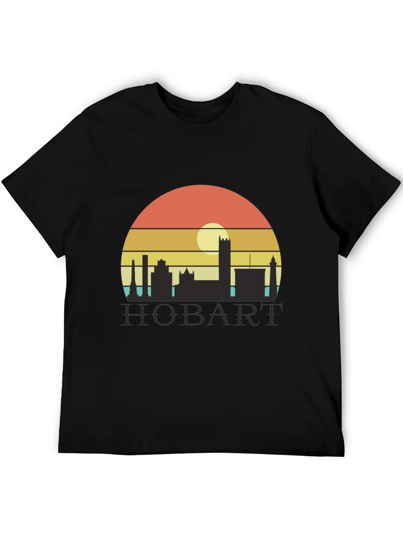 Retro Hobart Skyline T-Shirt