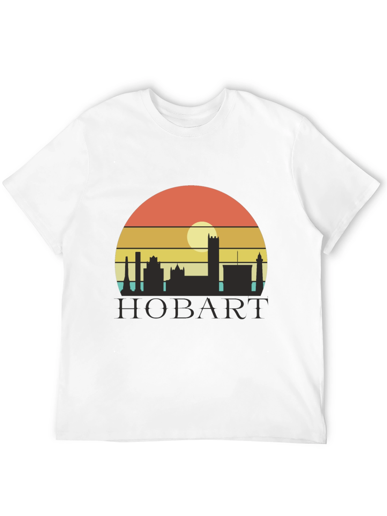 Retro Hobart Skyline T-Shirt