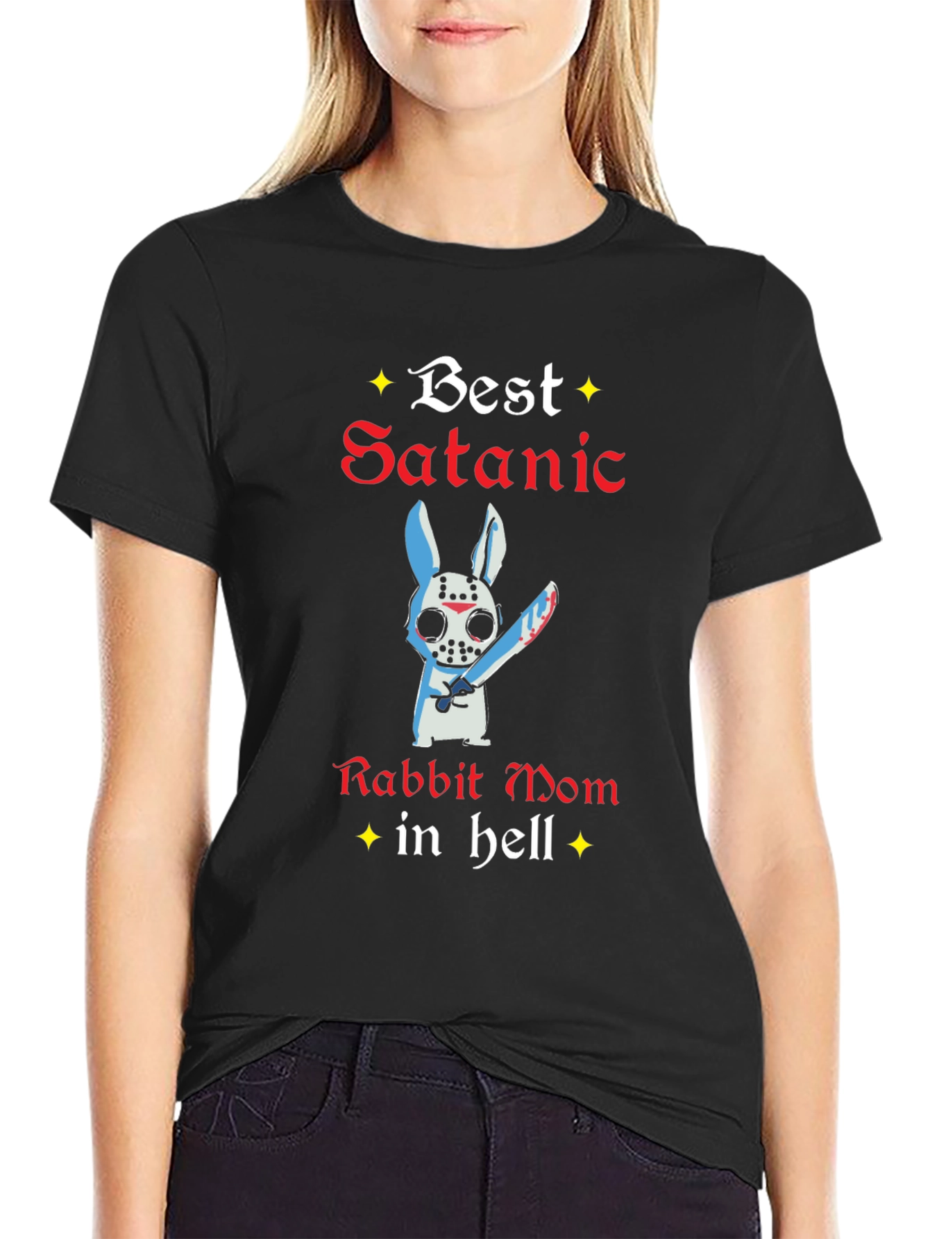 Best Satanic Rabbit Mom in Hell T-Shirt