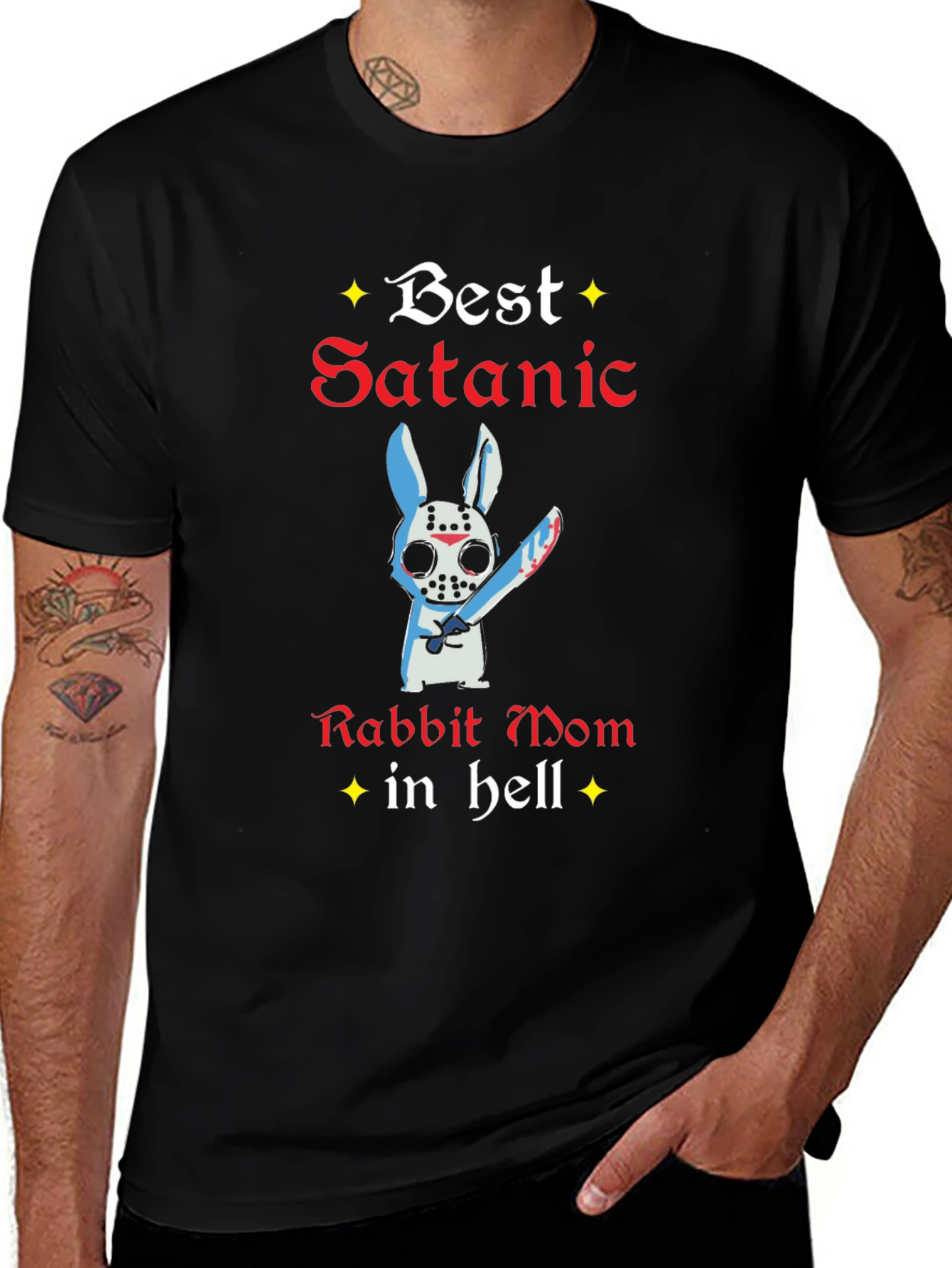 Best Satanic Rabbit Mom in Hell T-Shirt