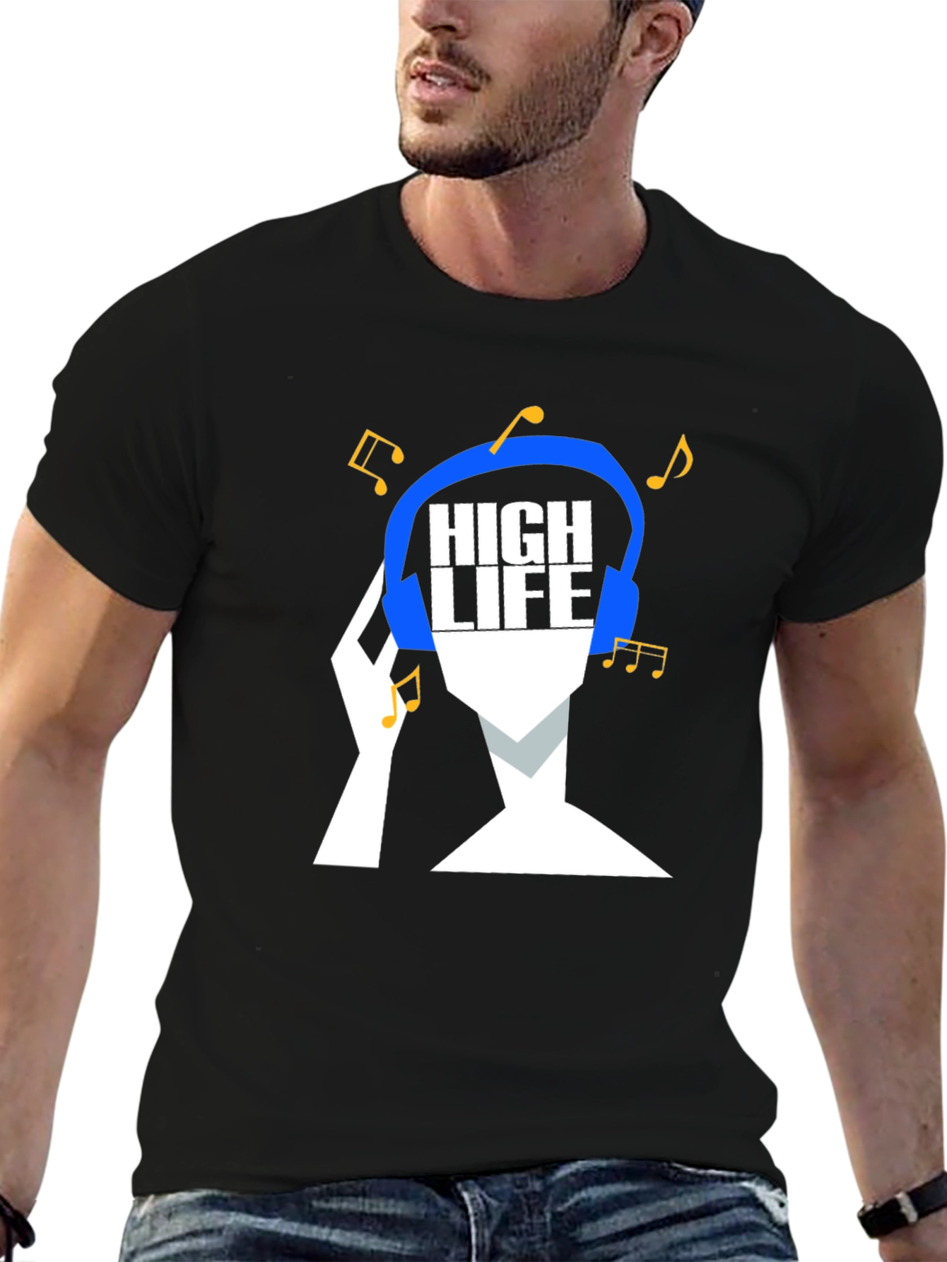 High Life Graphic Tee - Black