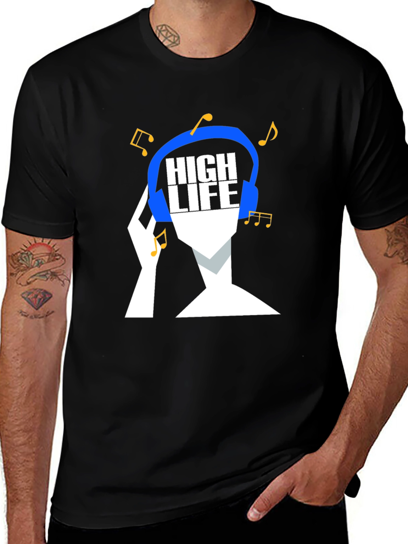 High Life Graphic Tee - Black