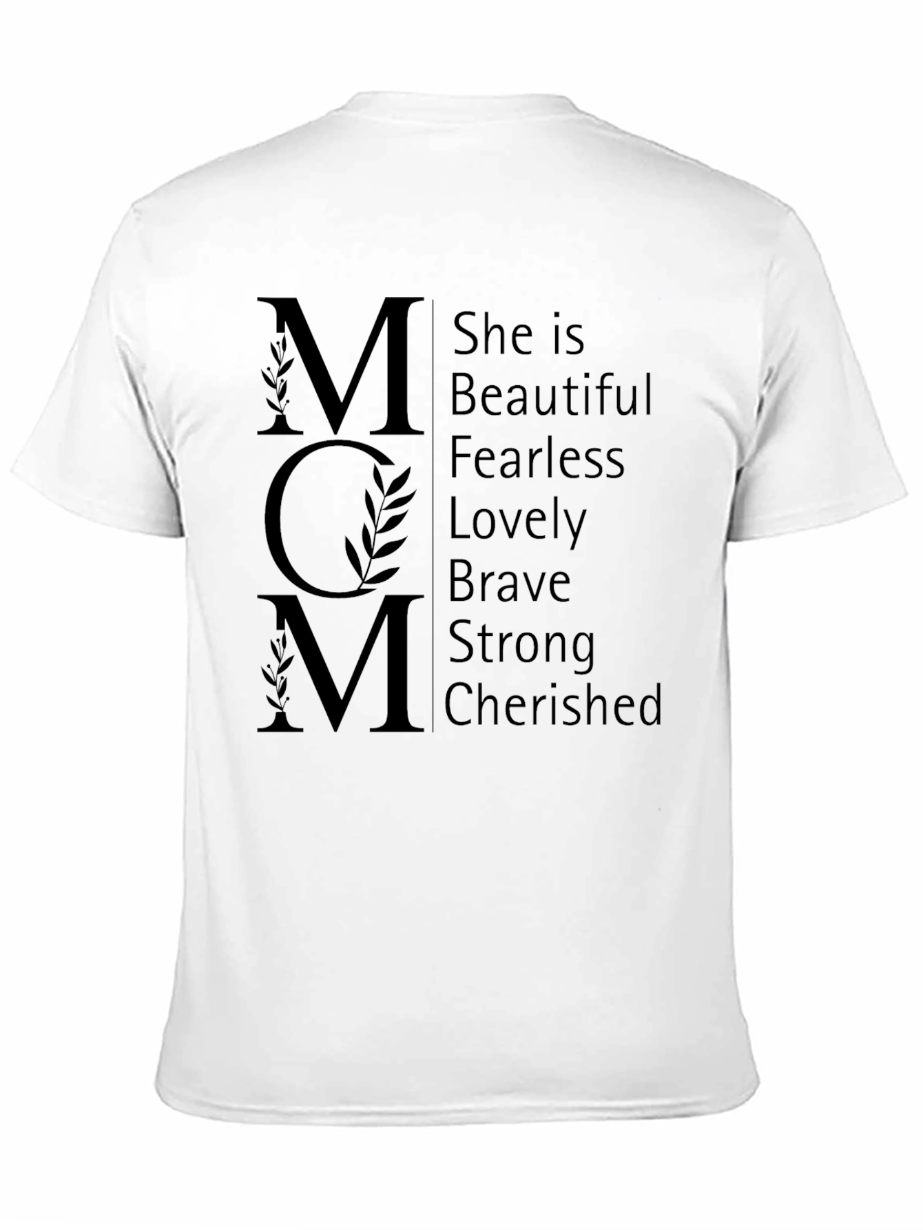 Mom Definition T-Shirt - Beautiful Fearless Strong Tee