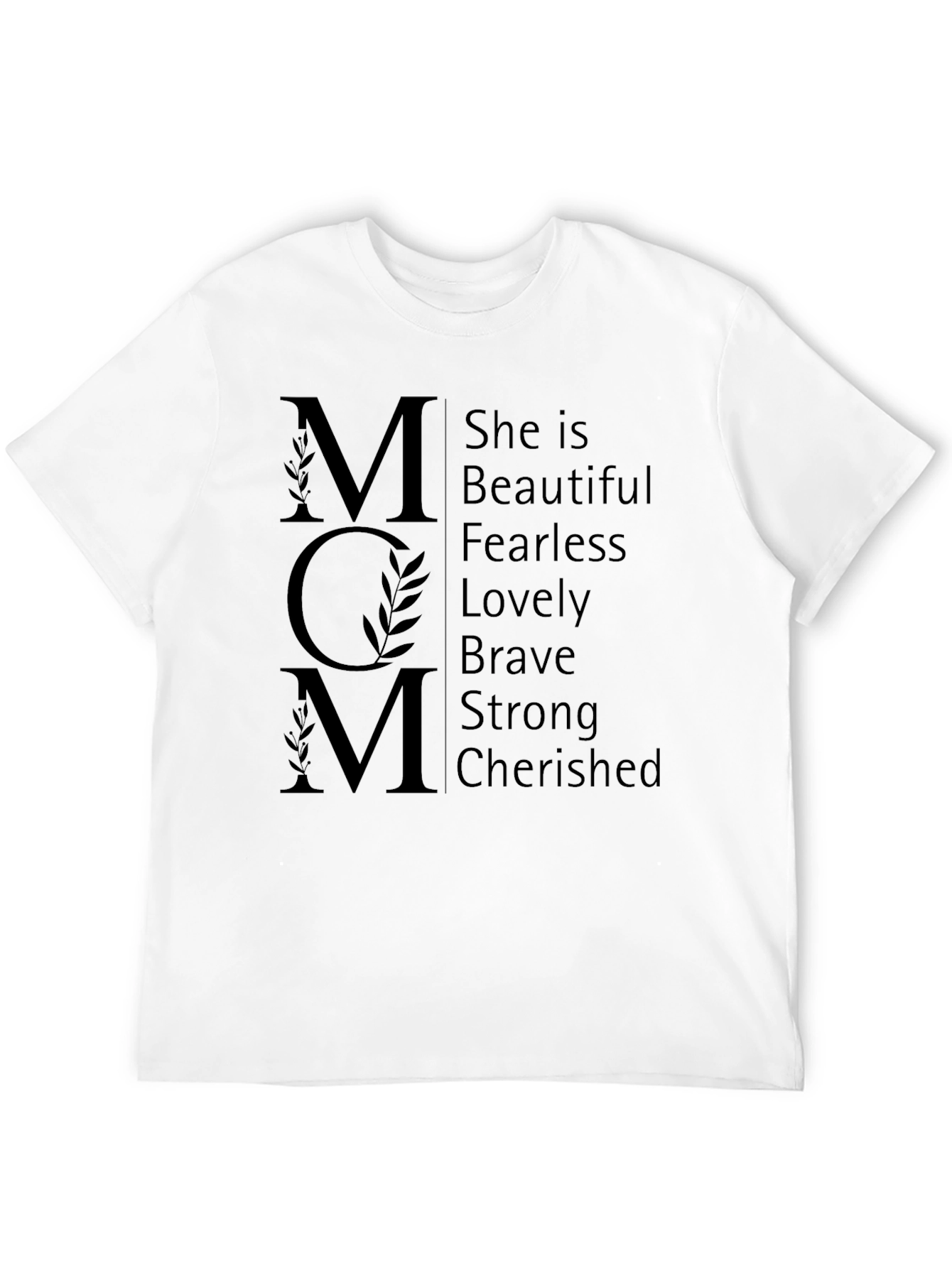 Mom Definition T-Shirt - Beautiful Fearless Strong Tee