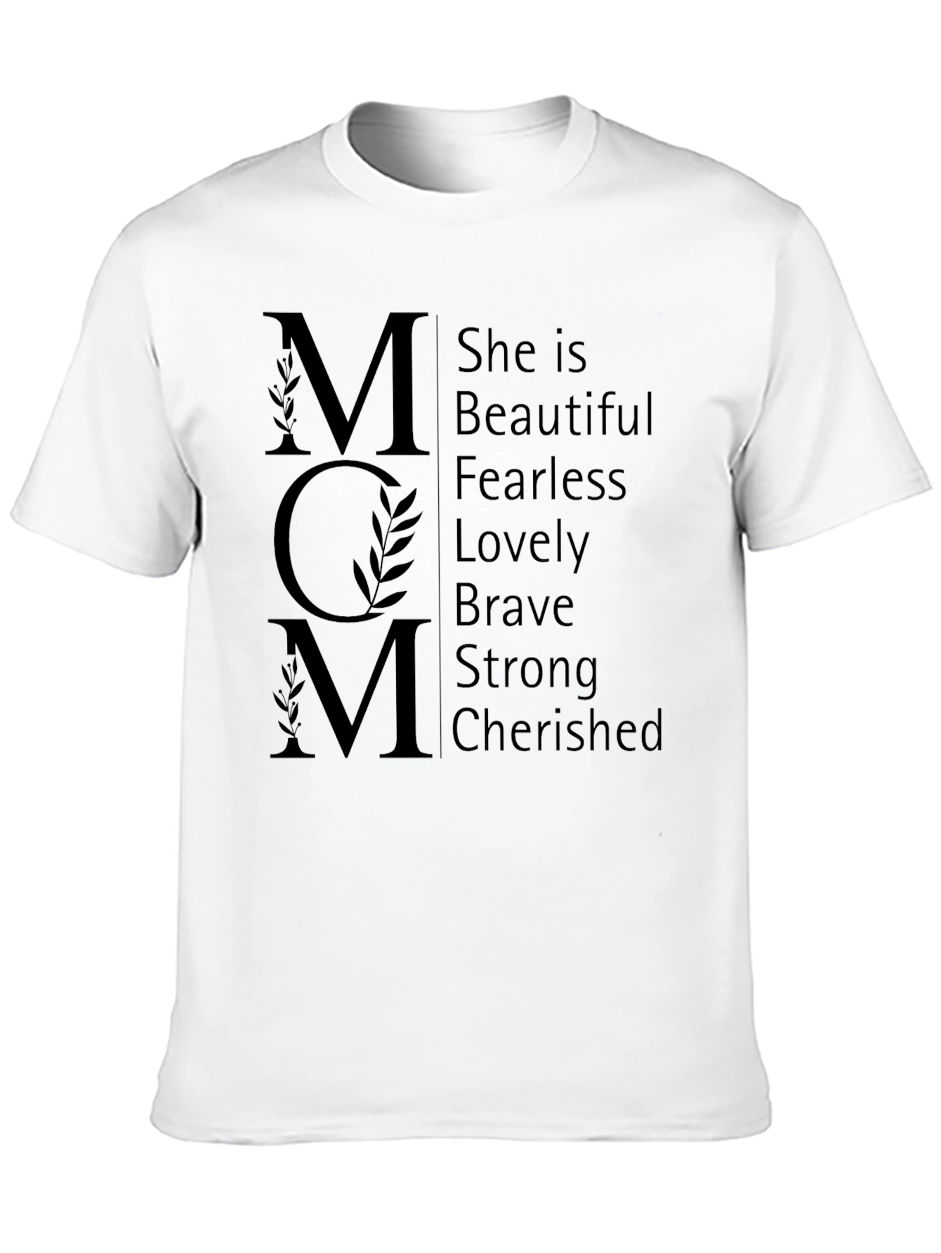 Mom Definition T-Shirt - Beautiful Fearless Strong Tee
