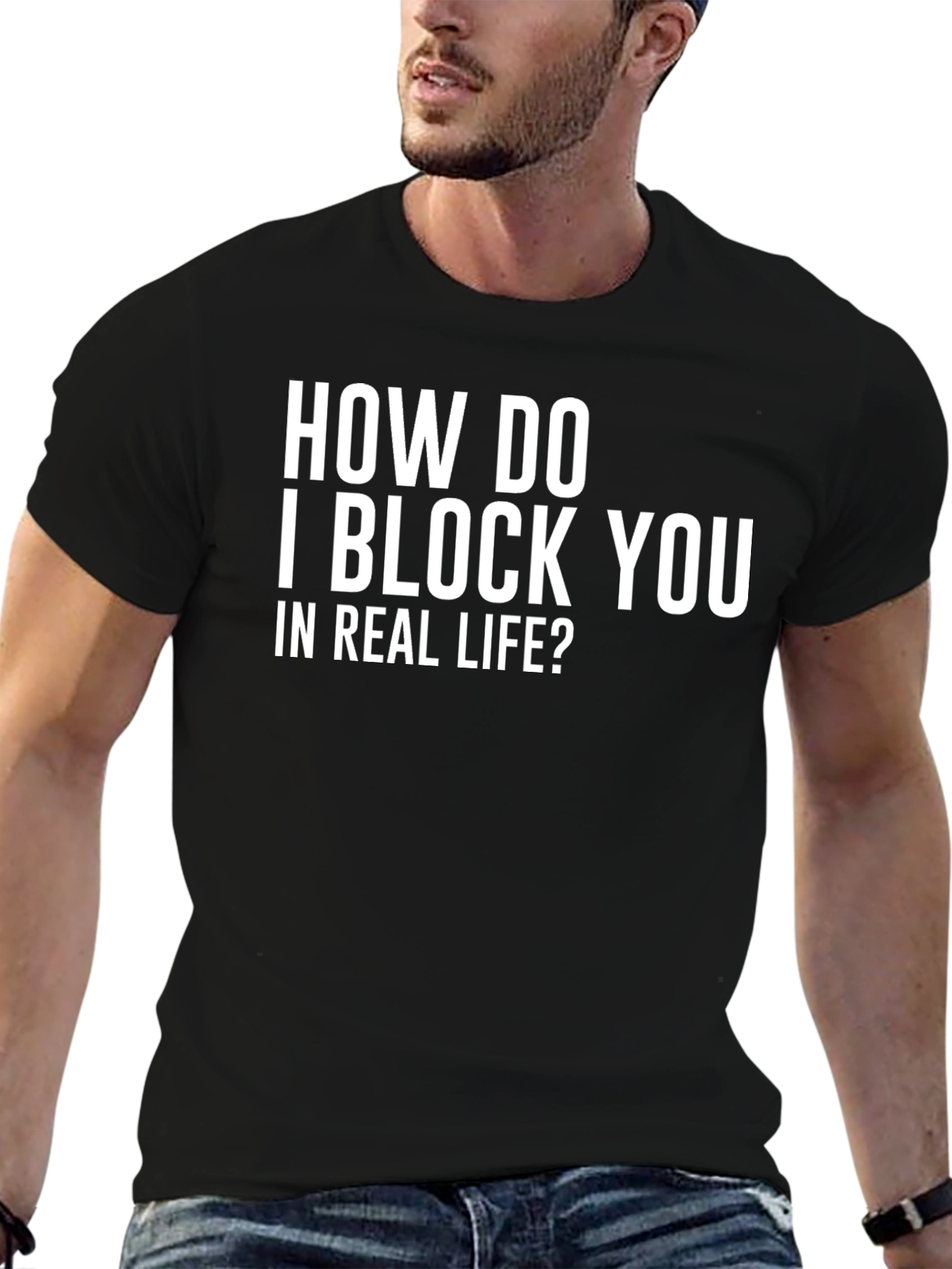 Funny How Do I Block You? Graphic T-Shirt