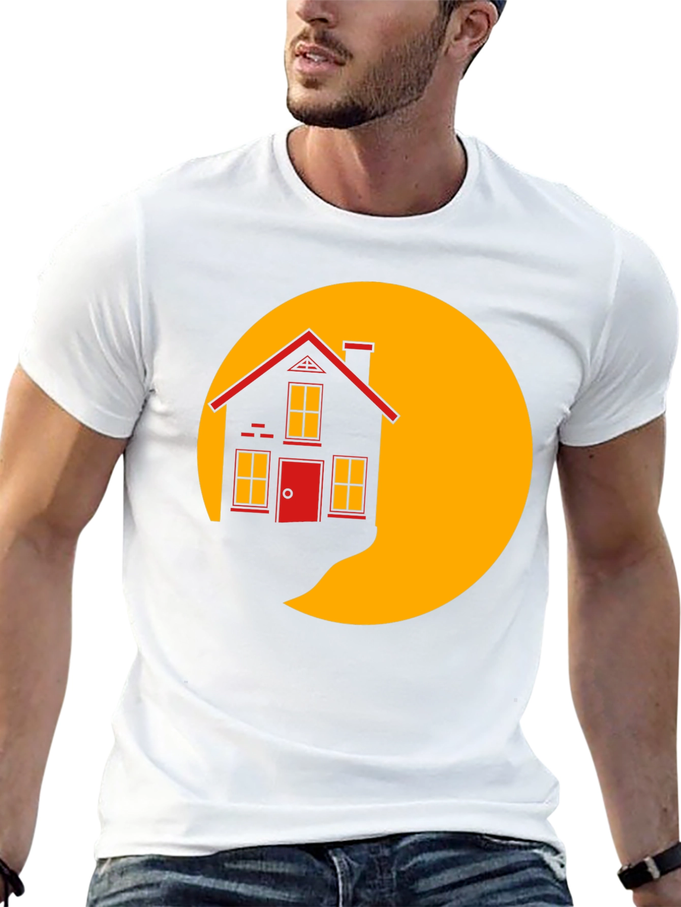 House on the Moon Black T-Shirt