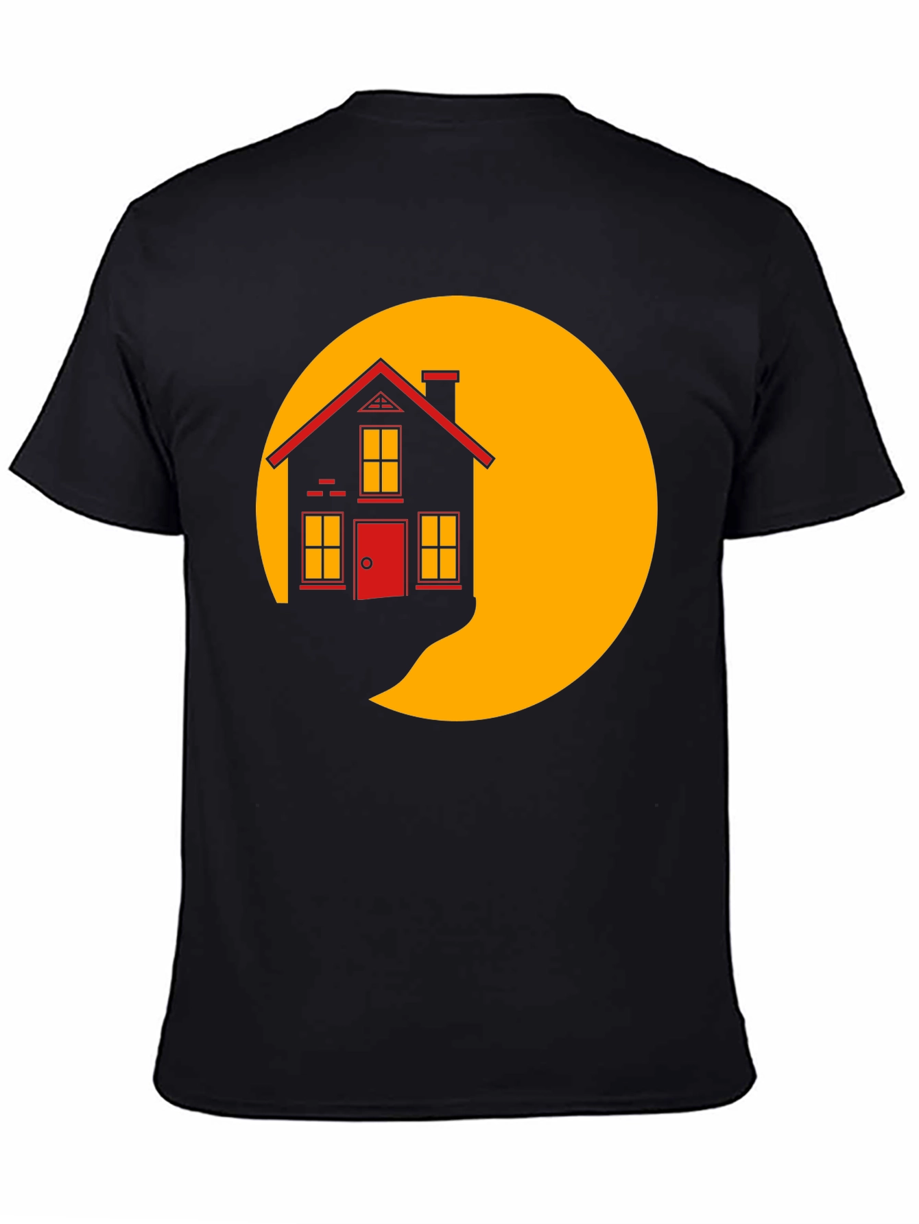 House on the Moon Black T-Shirt