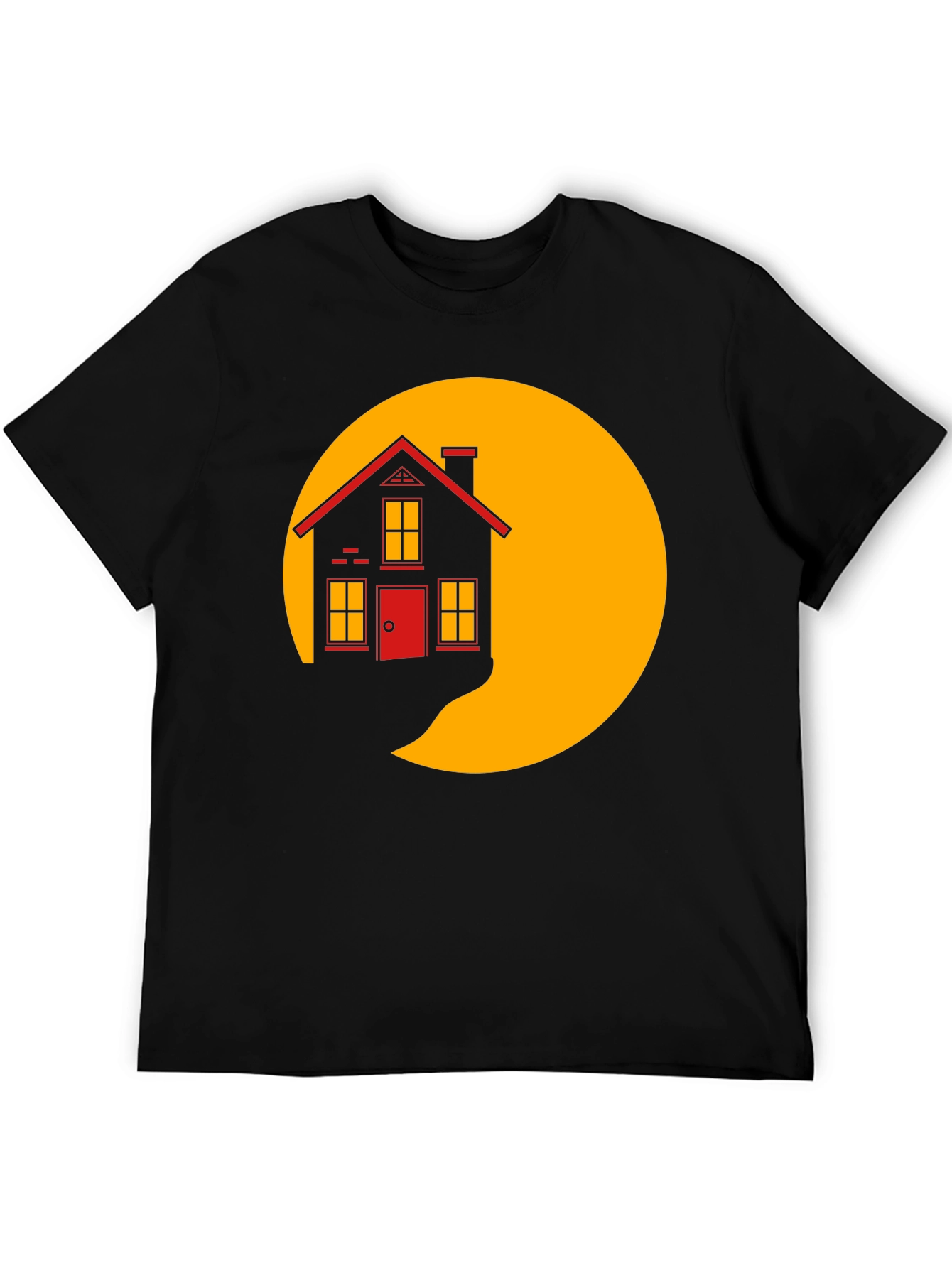 House on the Moon Black T-Shirt