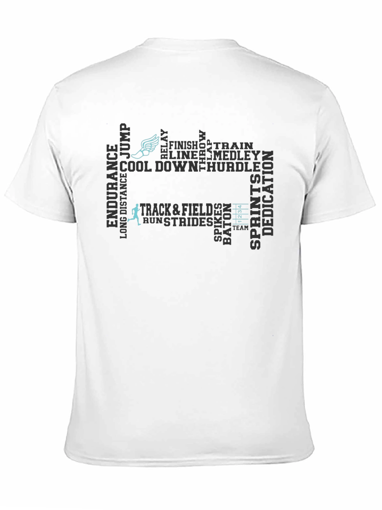 Track & Field Word Art T-Shirt