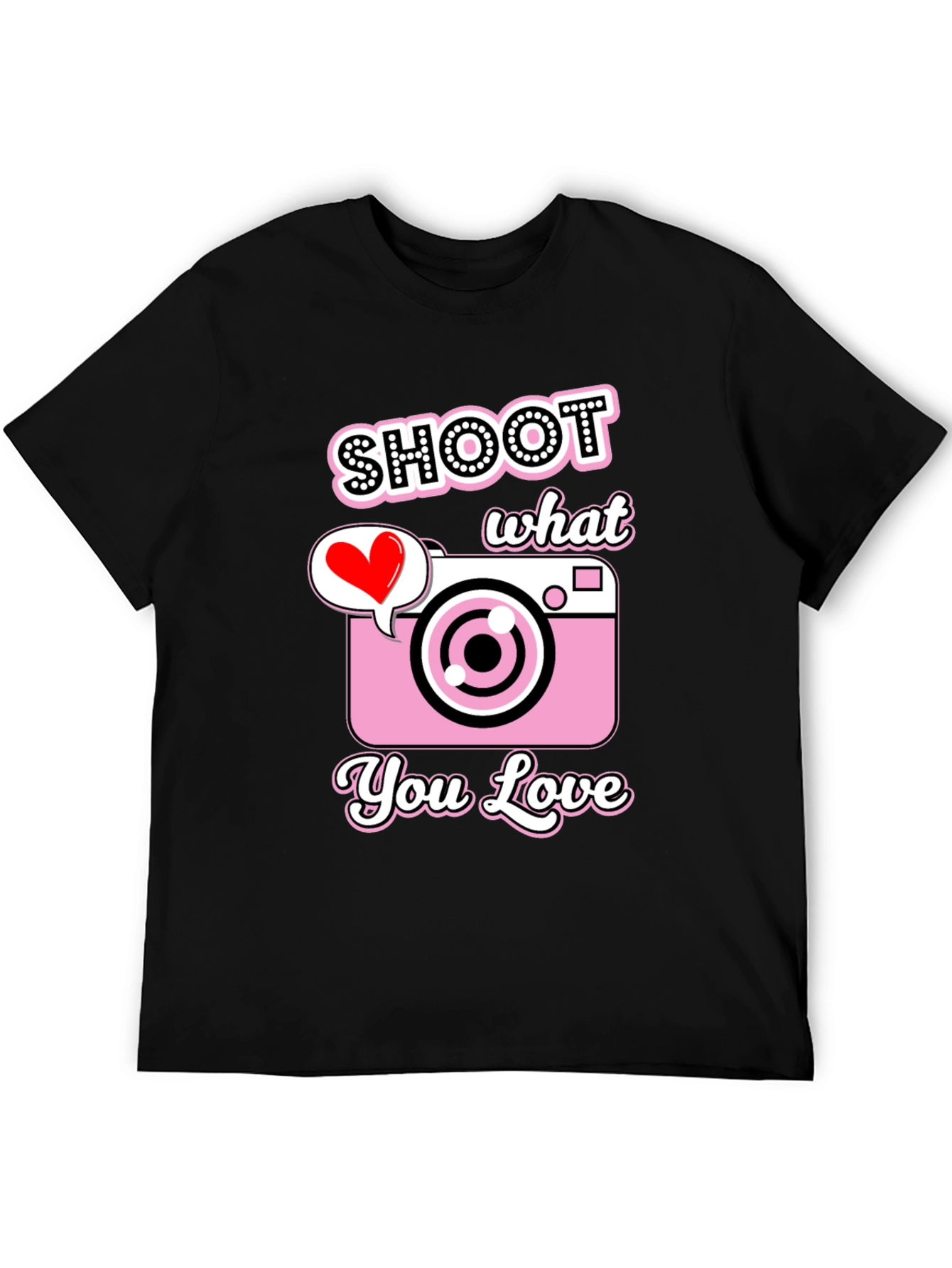 Shoot What You Love Camera Graphic Tee