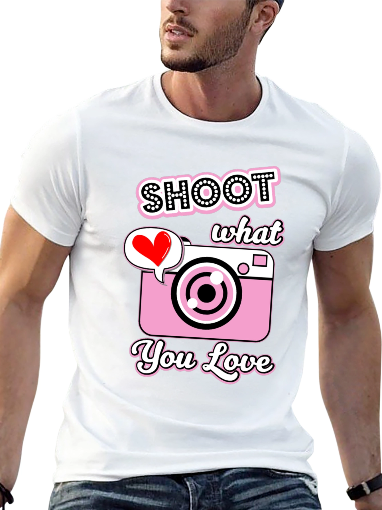 Shoot What You Love Camera Graphic Tee