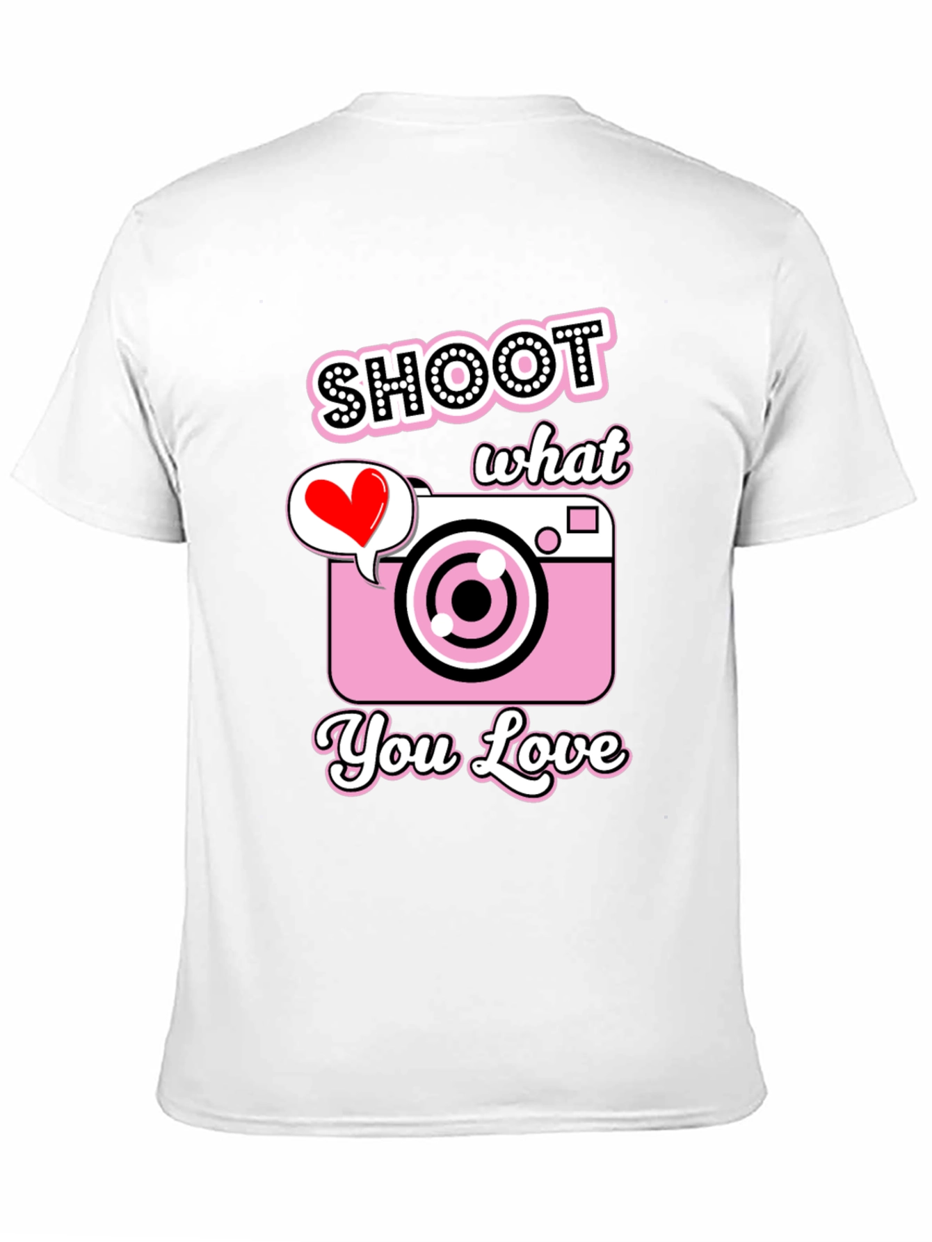Shoot What You Love Camera Graphic Tee