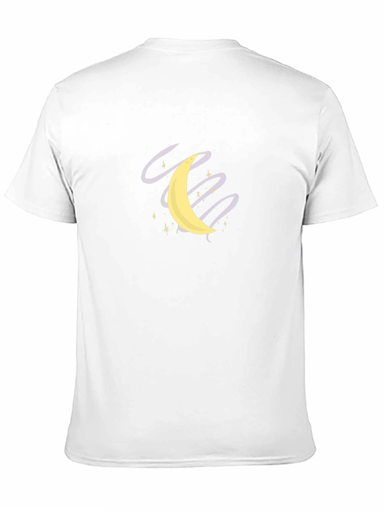 Moon and Stars Graphic Black T-Shirt