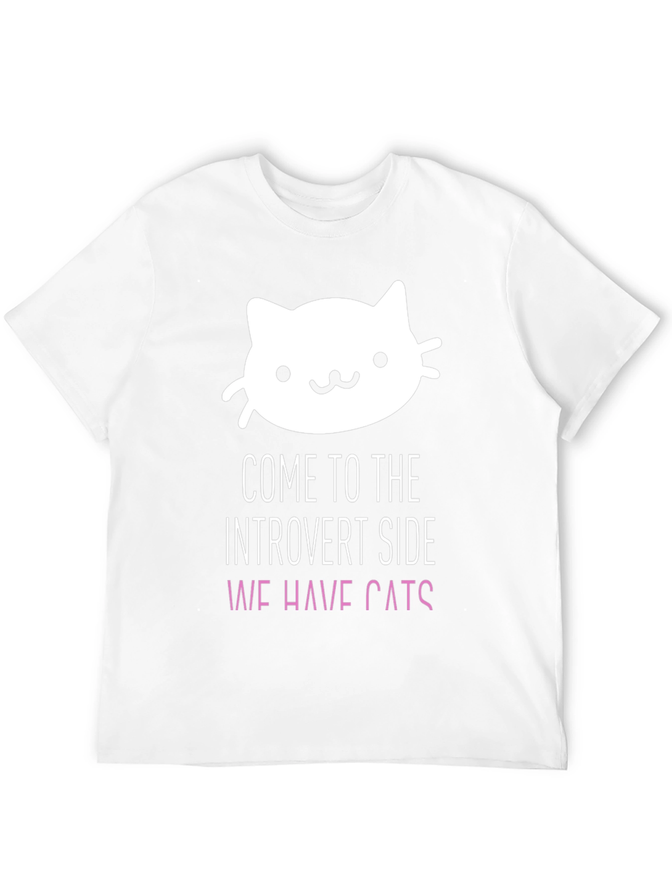 Introvert Cat Graphic Tee