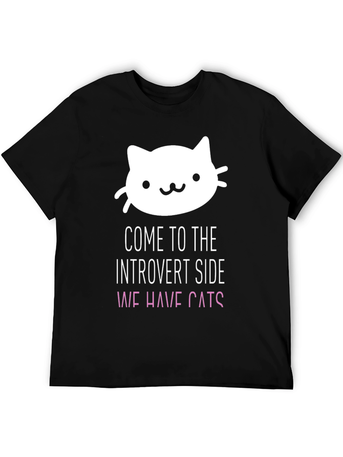 Introvert Cat Graphic Tee