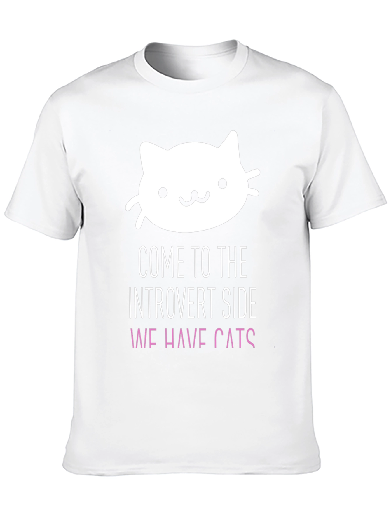 Introvert Cat Graphic Tee
