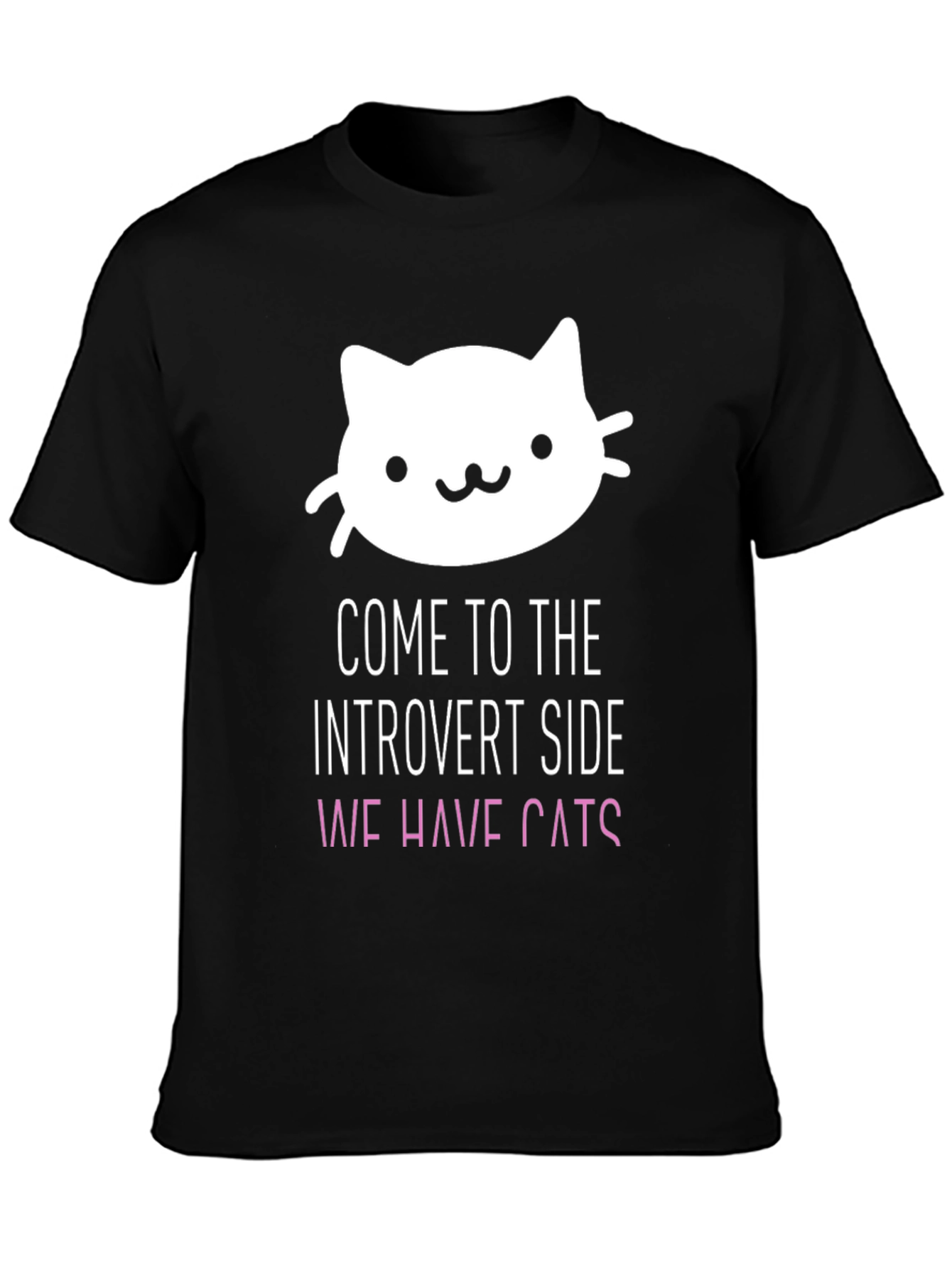 Introvert Cat Graphic Tee