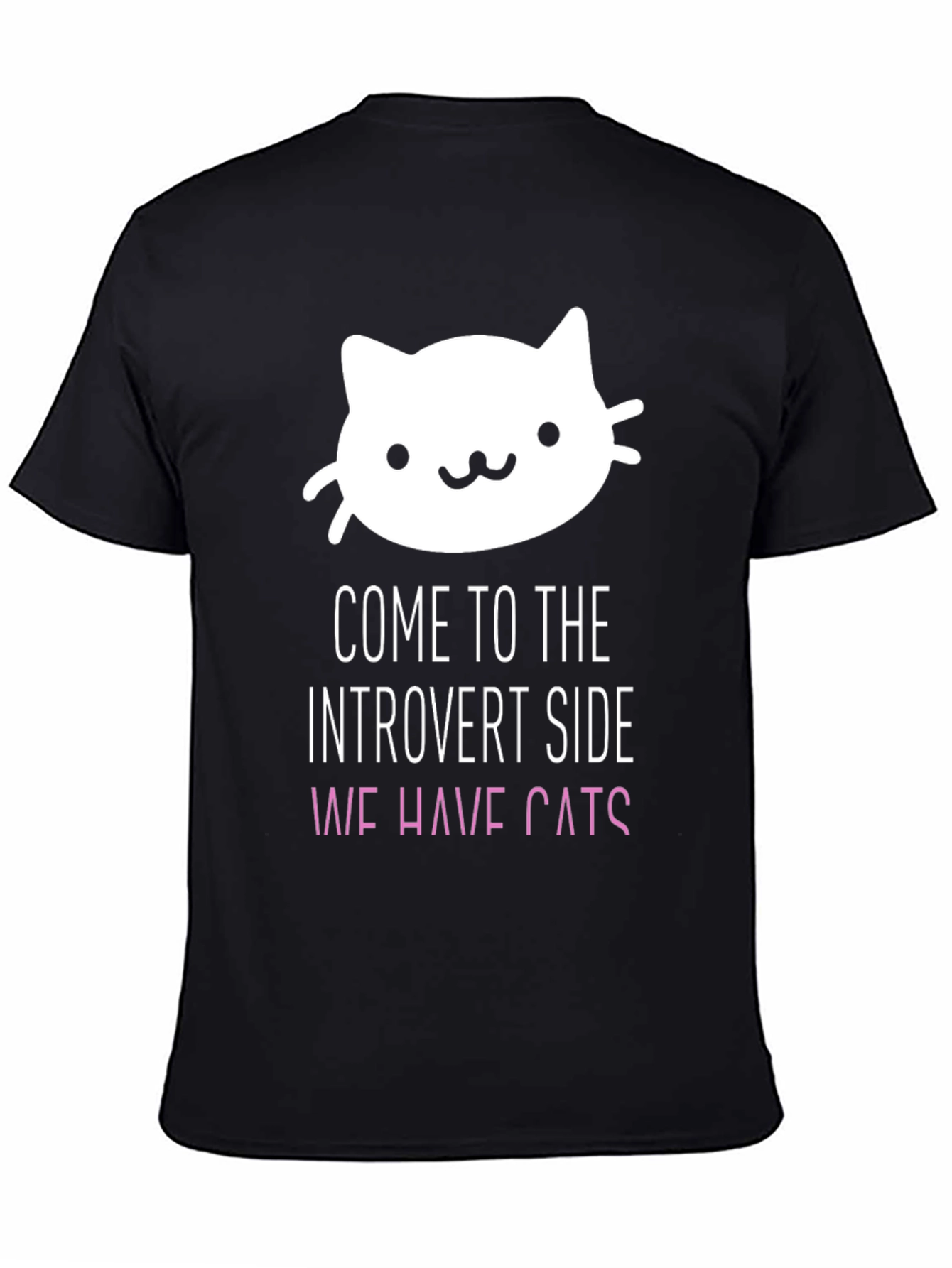 Introvert Cat Graphic Tee