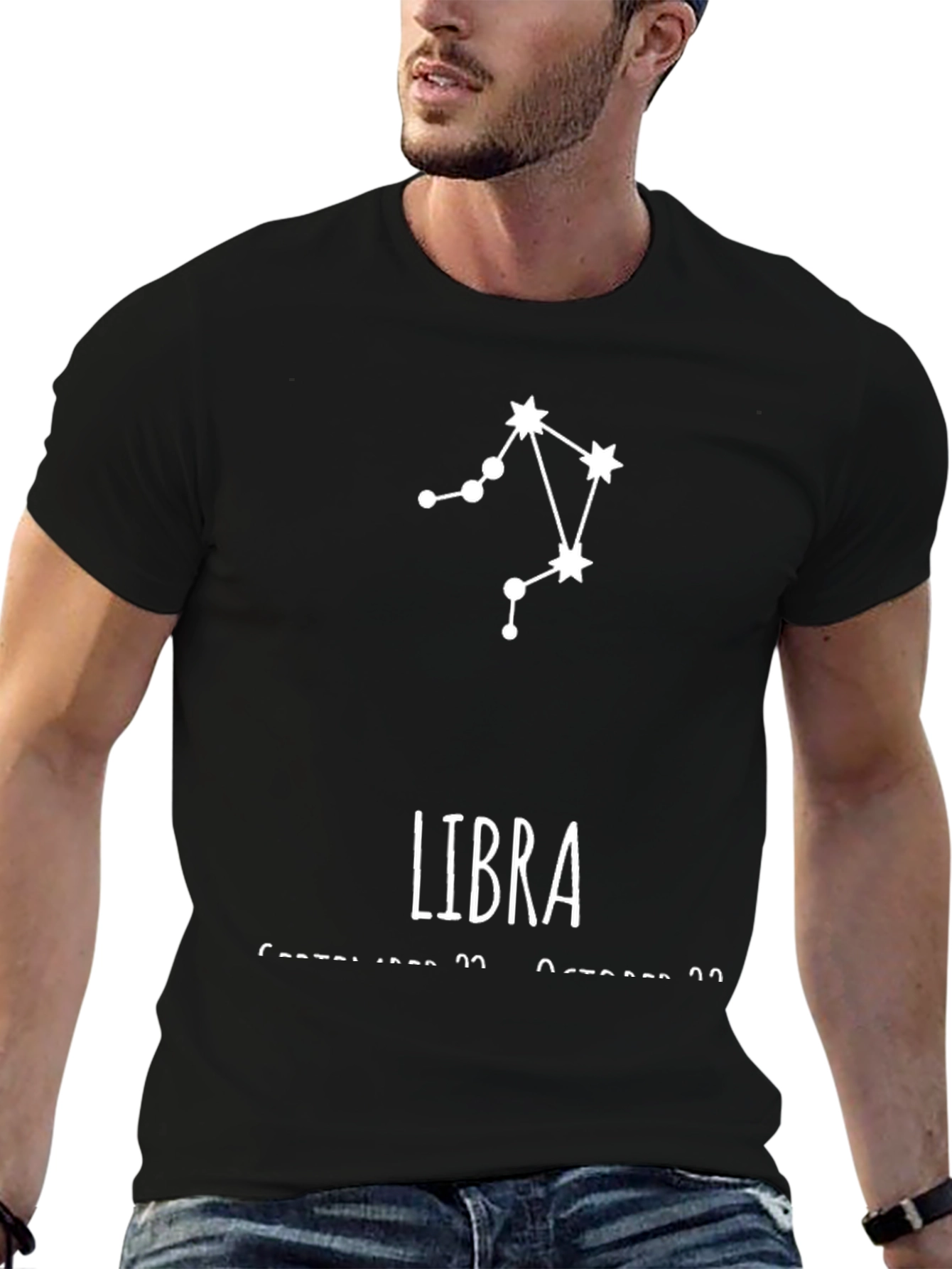 Libra Zodiac Constellation Graphic Tee
