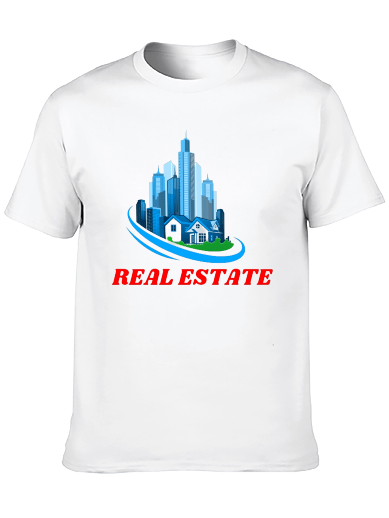 Real Estate Graphic T-Shirt - City & Home Design