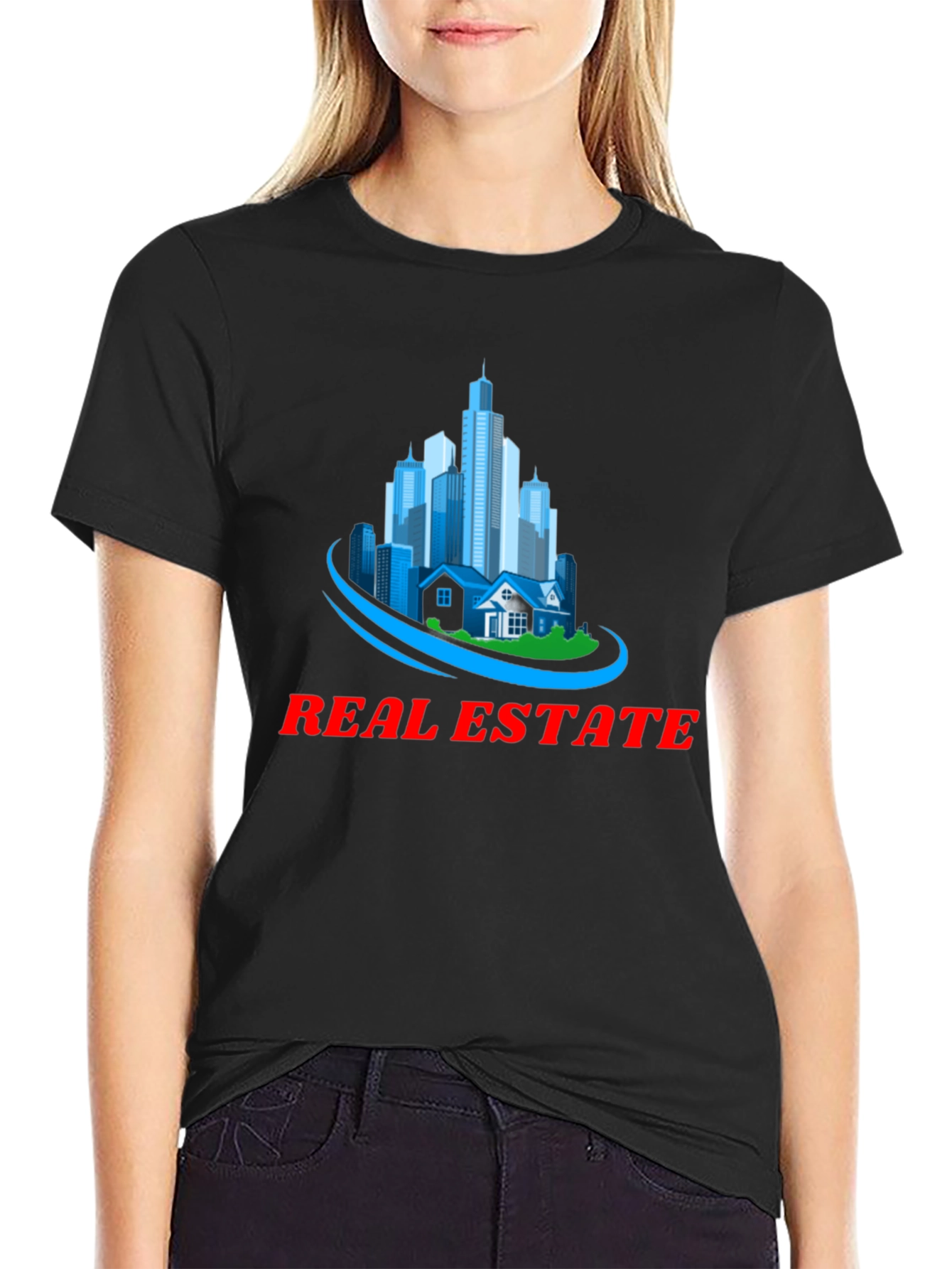 Real Estate Graphic T-Shirt - City & Home Design