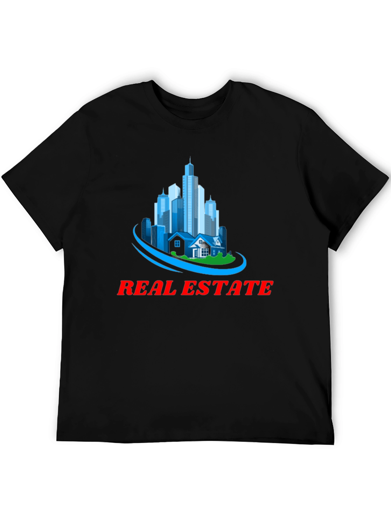 Real Estate Graphic T-Shirt - City & Home Design